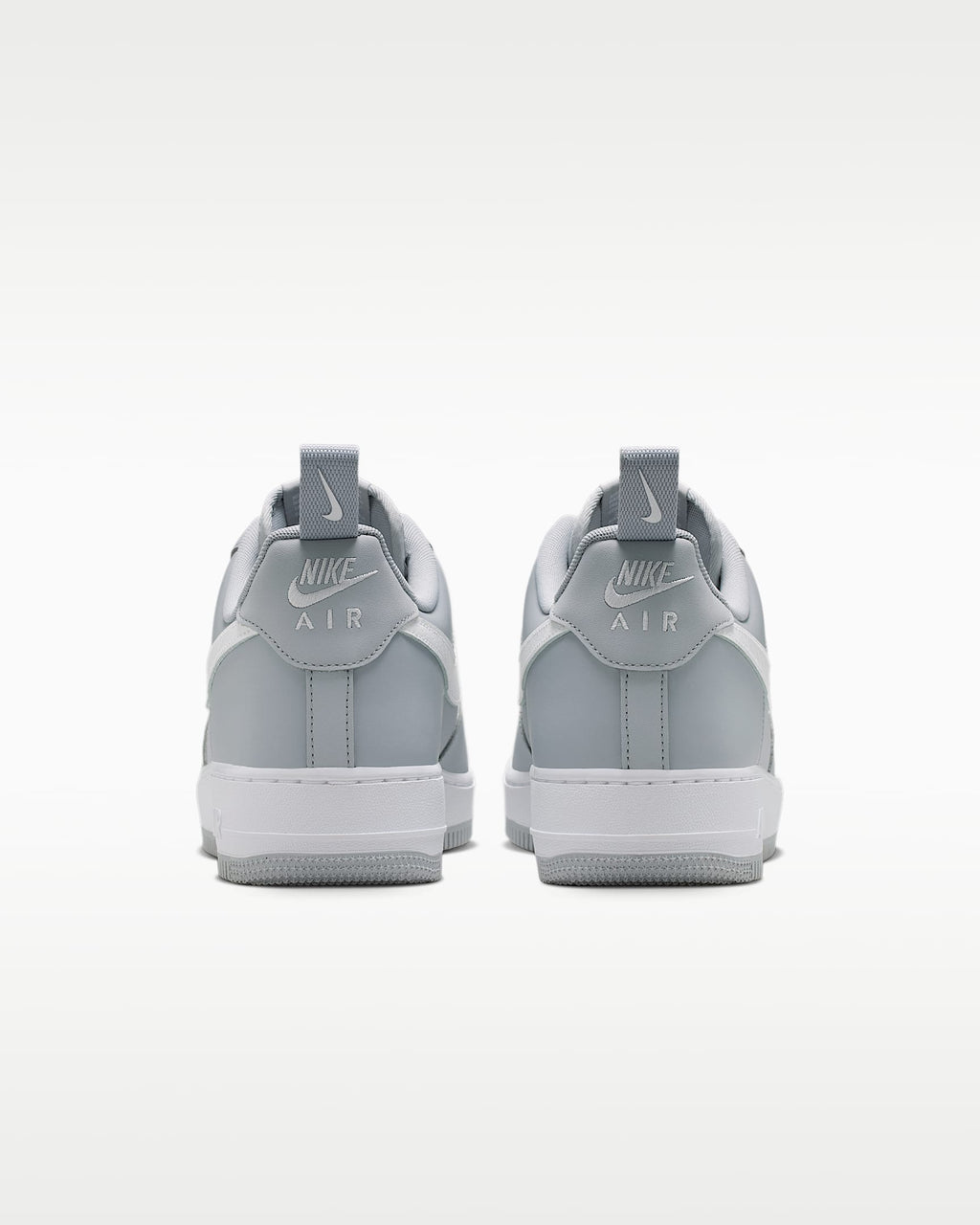 Nike Air Force 1 '07 Wolf Grey White Mini Swoosh Sneakers