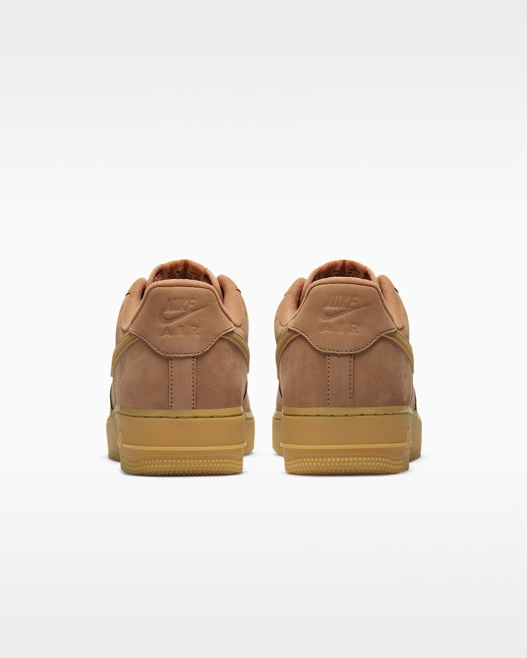 Nike Air Force 1 '07 Wheat Suede Gum Sneakers