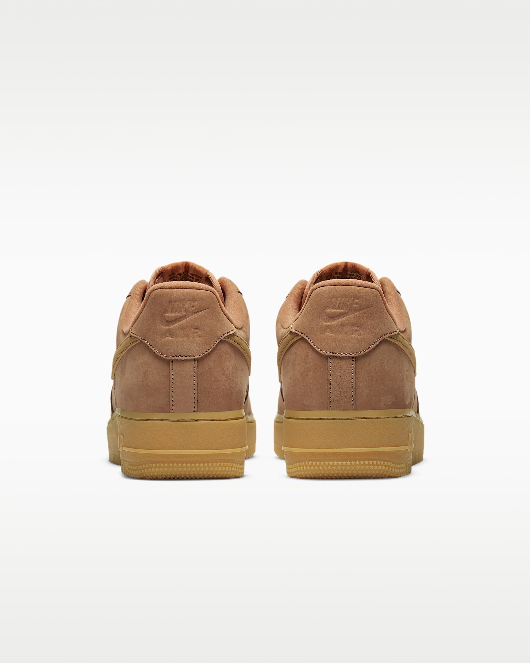 Nike Air Force 1 '07 Wheat Suede Gum Sneakers