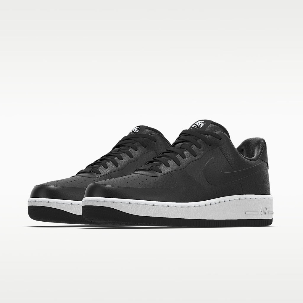 Nike Air Force 1 '07 Black White Contrast Sole Sneakers