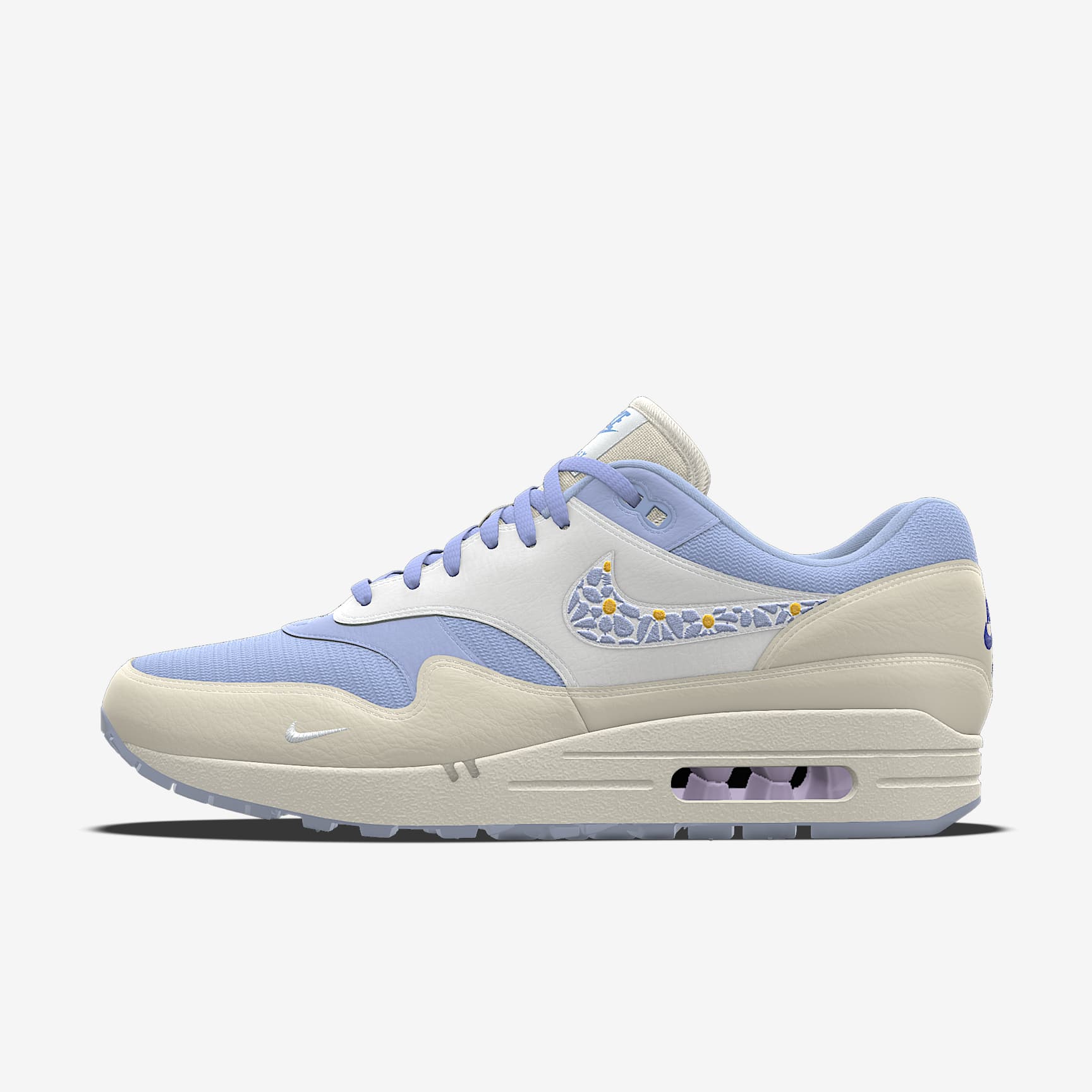 Nike Air Max 1 By You – Light Blue/Cream/Lilac Custom Sneaker