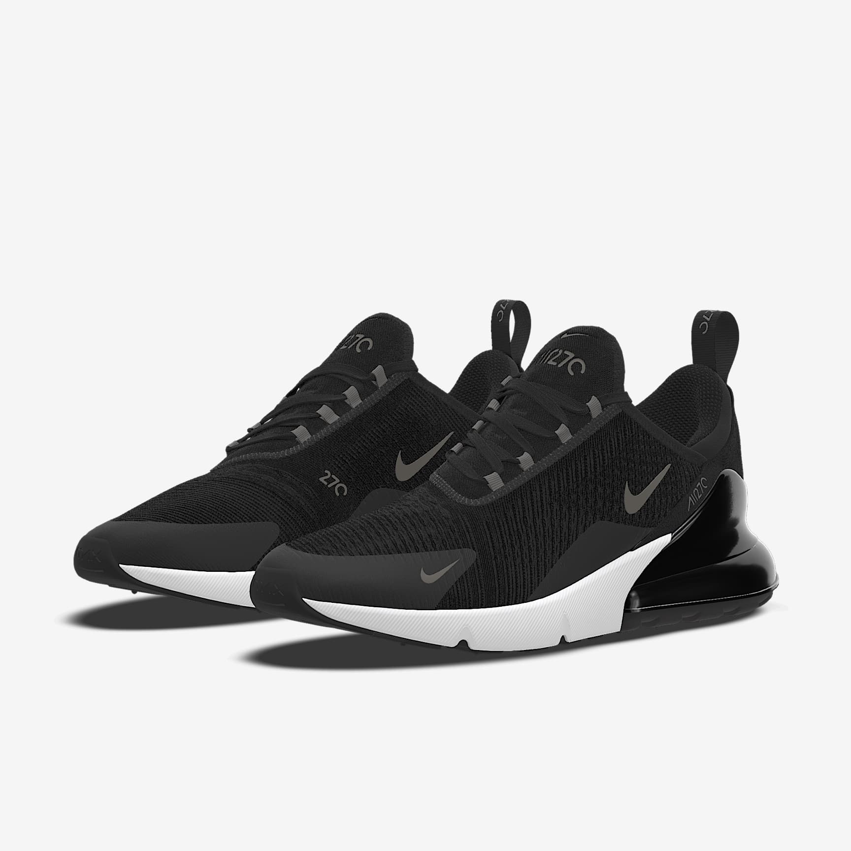 Nike Air Max 270 By You – Black/Olive/White Custom Sneaker