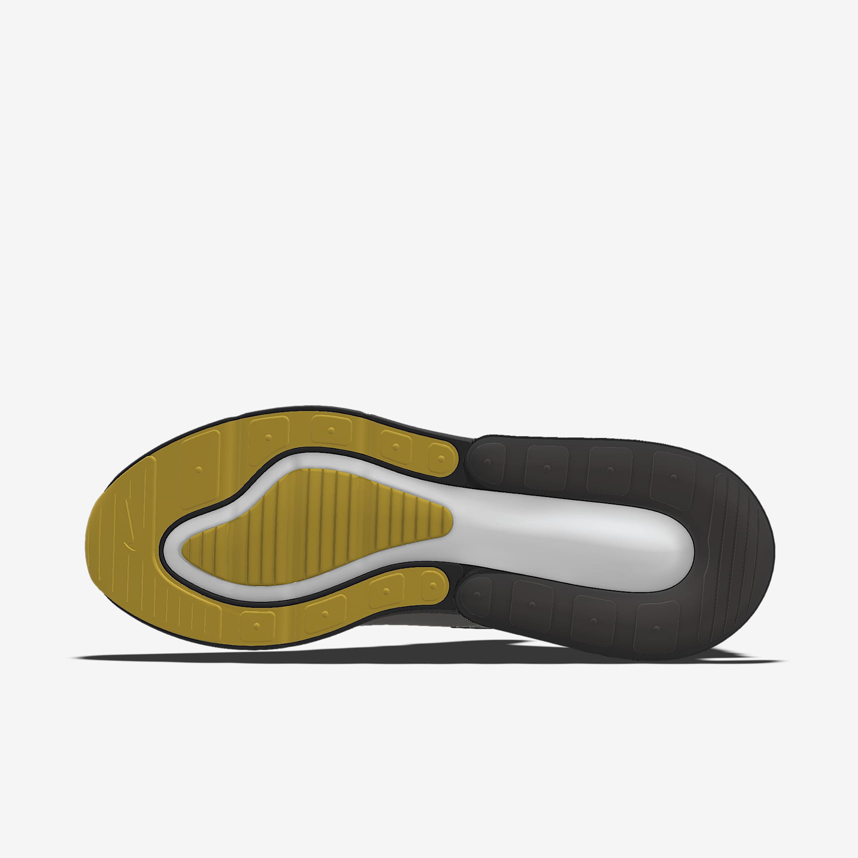 Nike Air Max 270 By You – Grey/Black/Gold Custom Sneaker