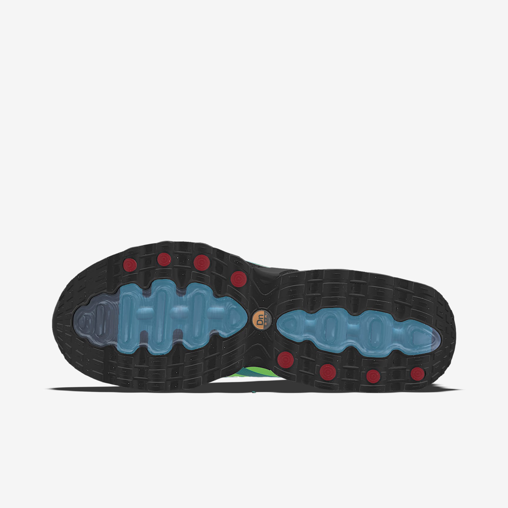 Nike Air Max DN By You – Teal/Lime Green/Black Custom Sneaker