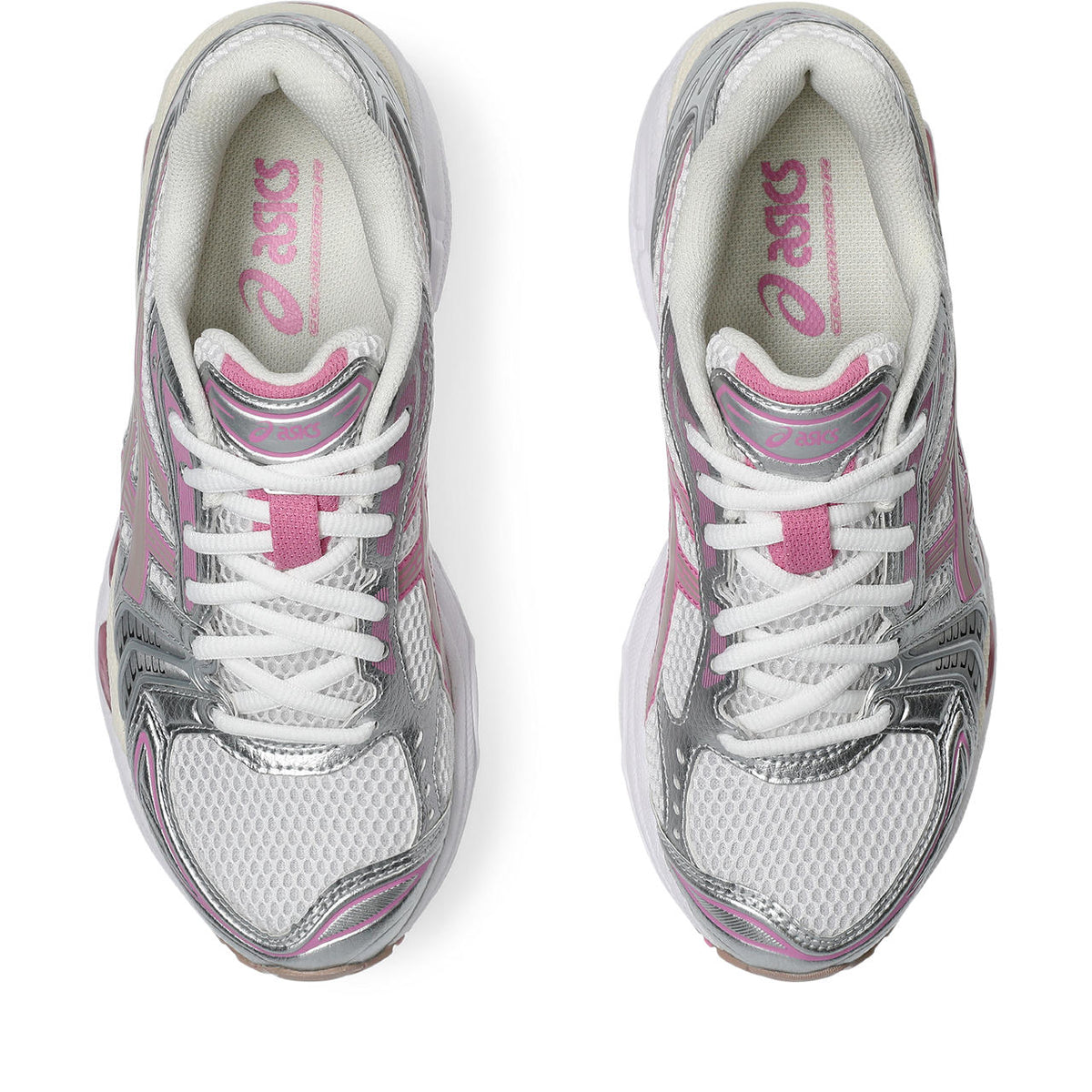 Asics Gel-Kayano 14 White / Metallic Silver / Pink