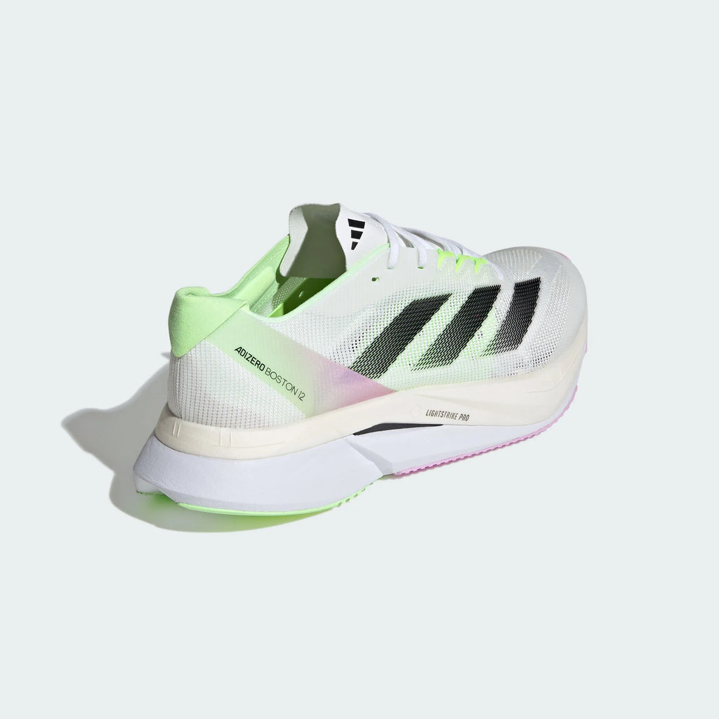 Adidas Adizero Boston 12 White / Navy / Red / Blue