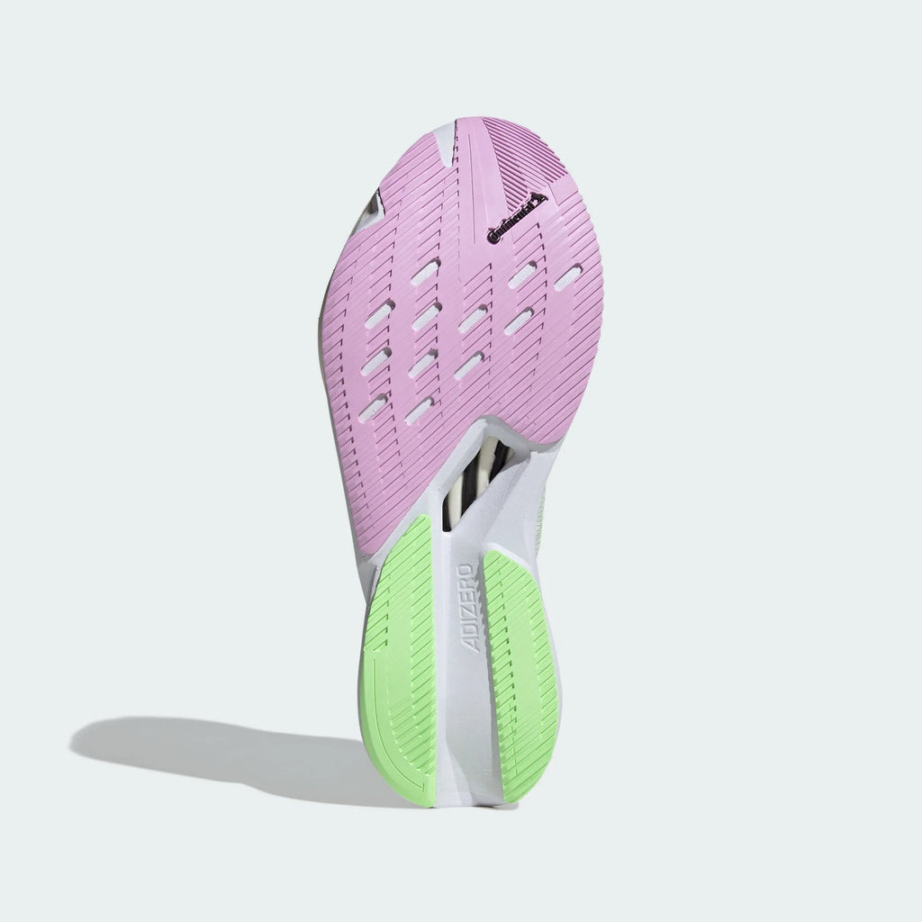 Adidas Adizero Boston 12 Off-White / Lime Green / Pink