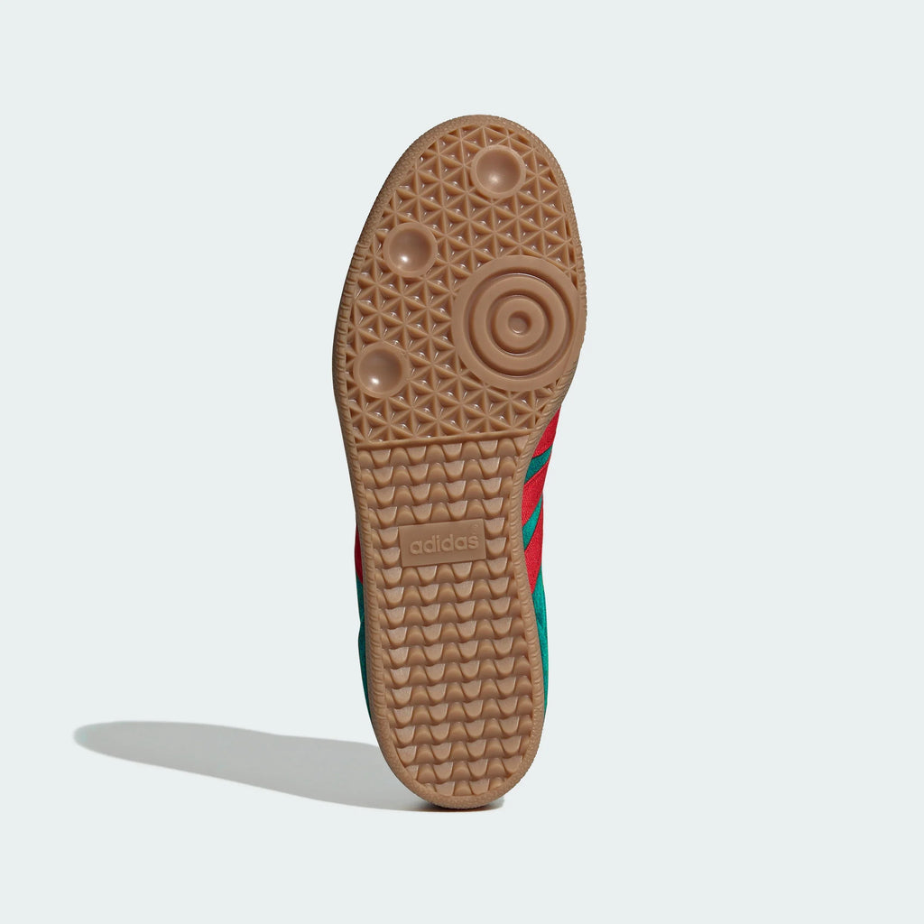 Adidas Originals – Dark Green / Red Suede Casual Sneakers
