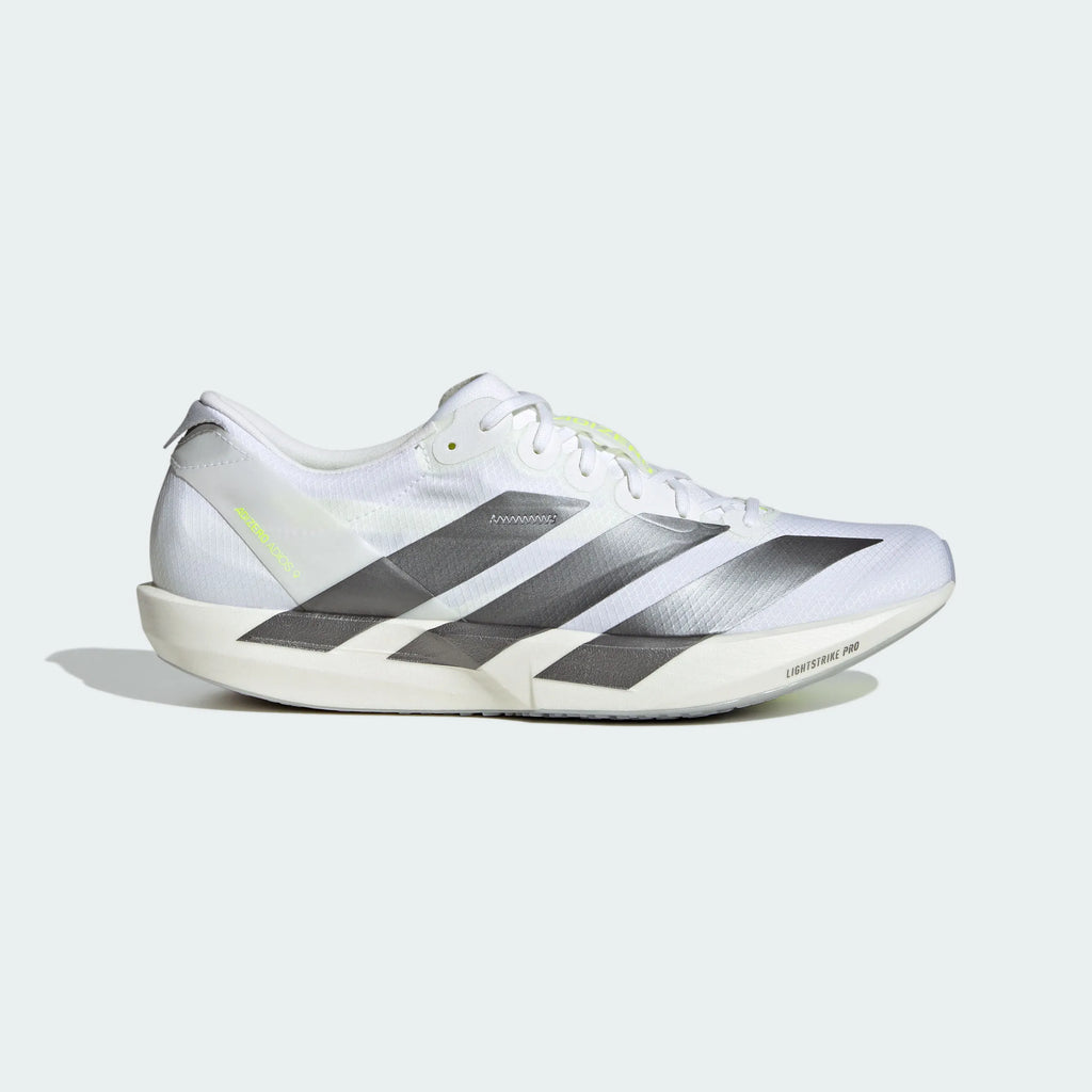 Adidas Adizero Adios Pro 4 White / Metallic Silver / Lime Green