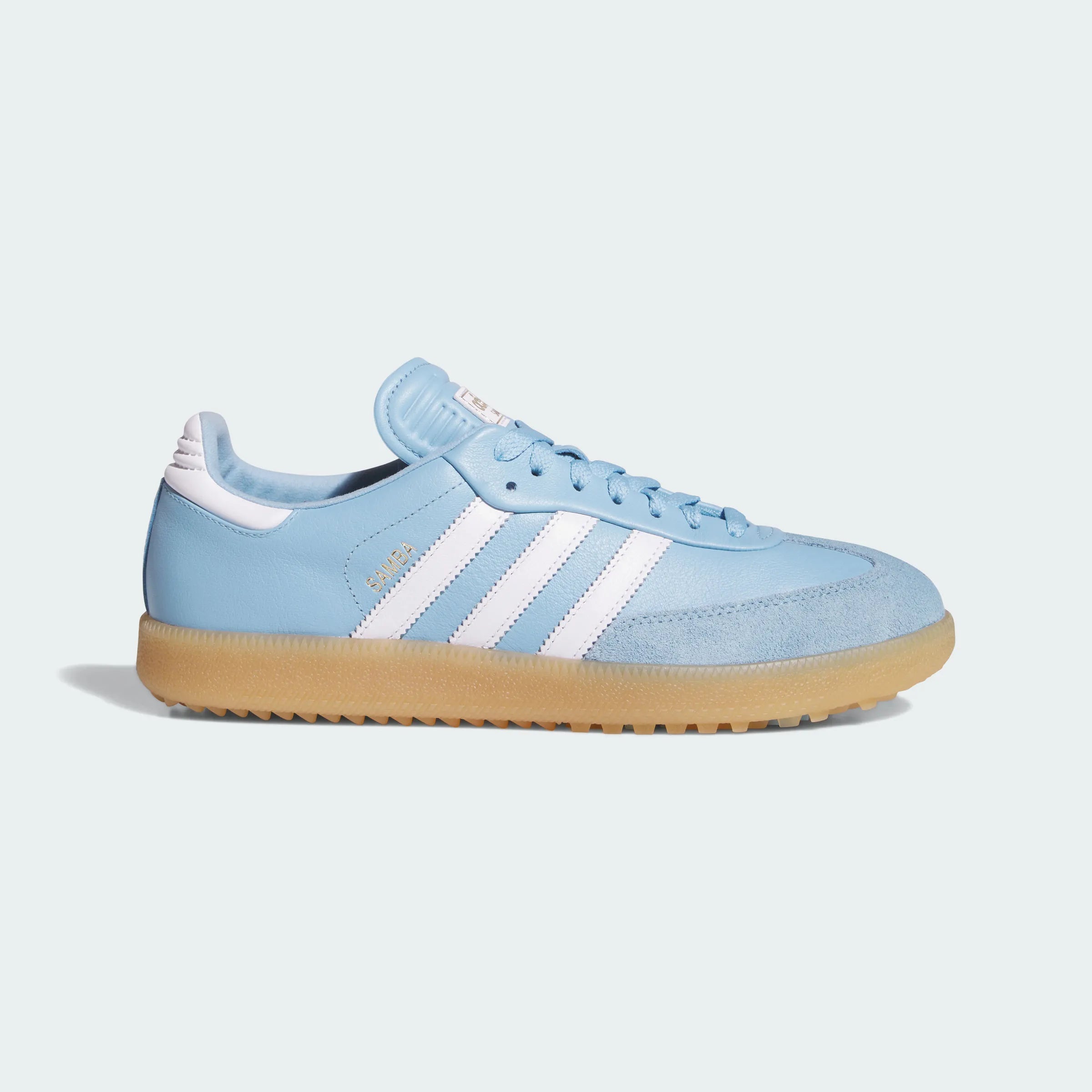 Adidas Originals – Baby Blue / White Leather & Suede Casual Sneakers