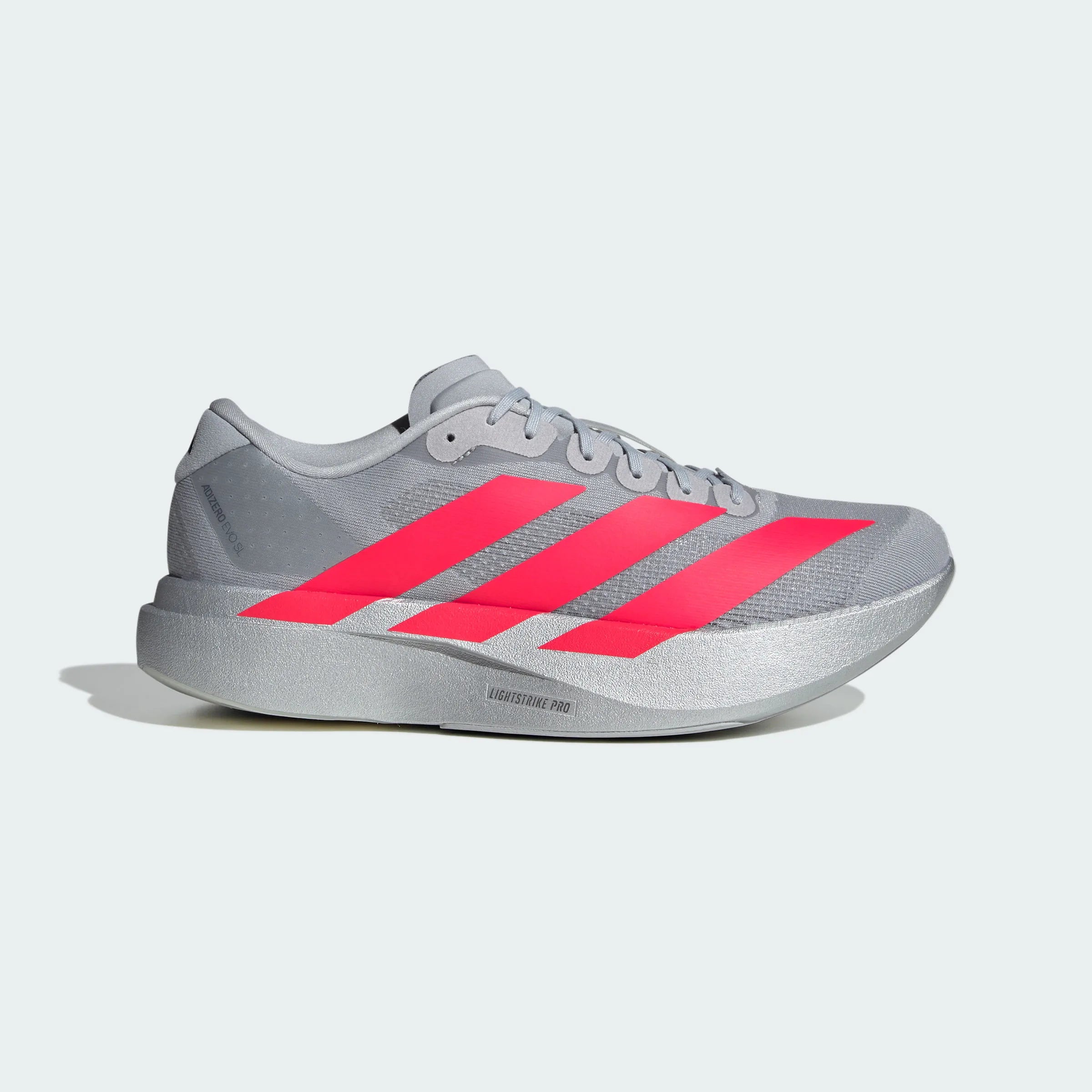 Adidas Adizero Adios Pro 4 Silver / Bright Red