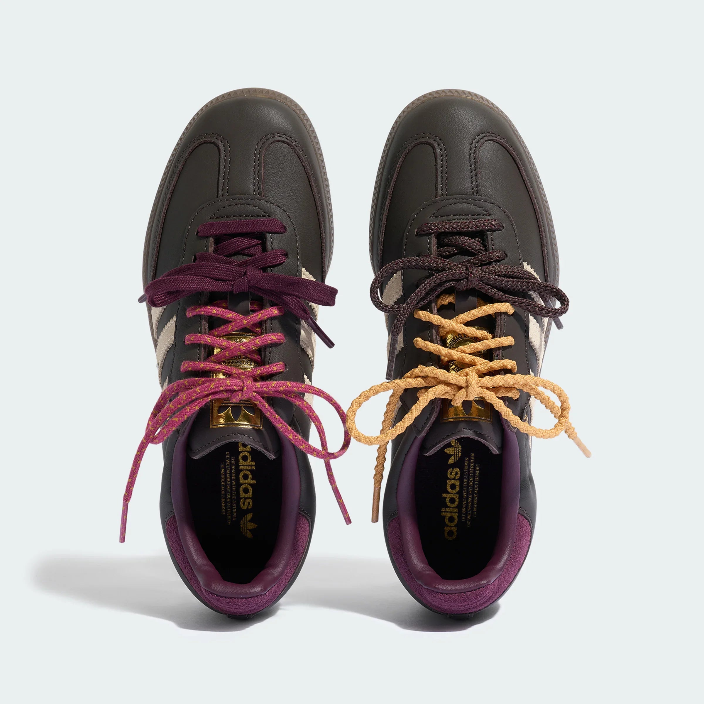 Adidas Originals – Dark Brown / Cream Leather Casual Sneakers