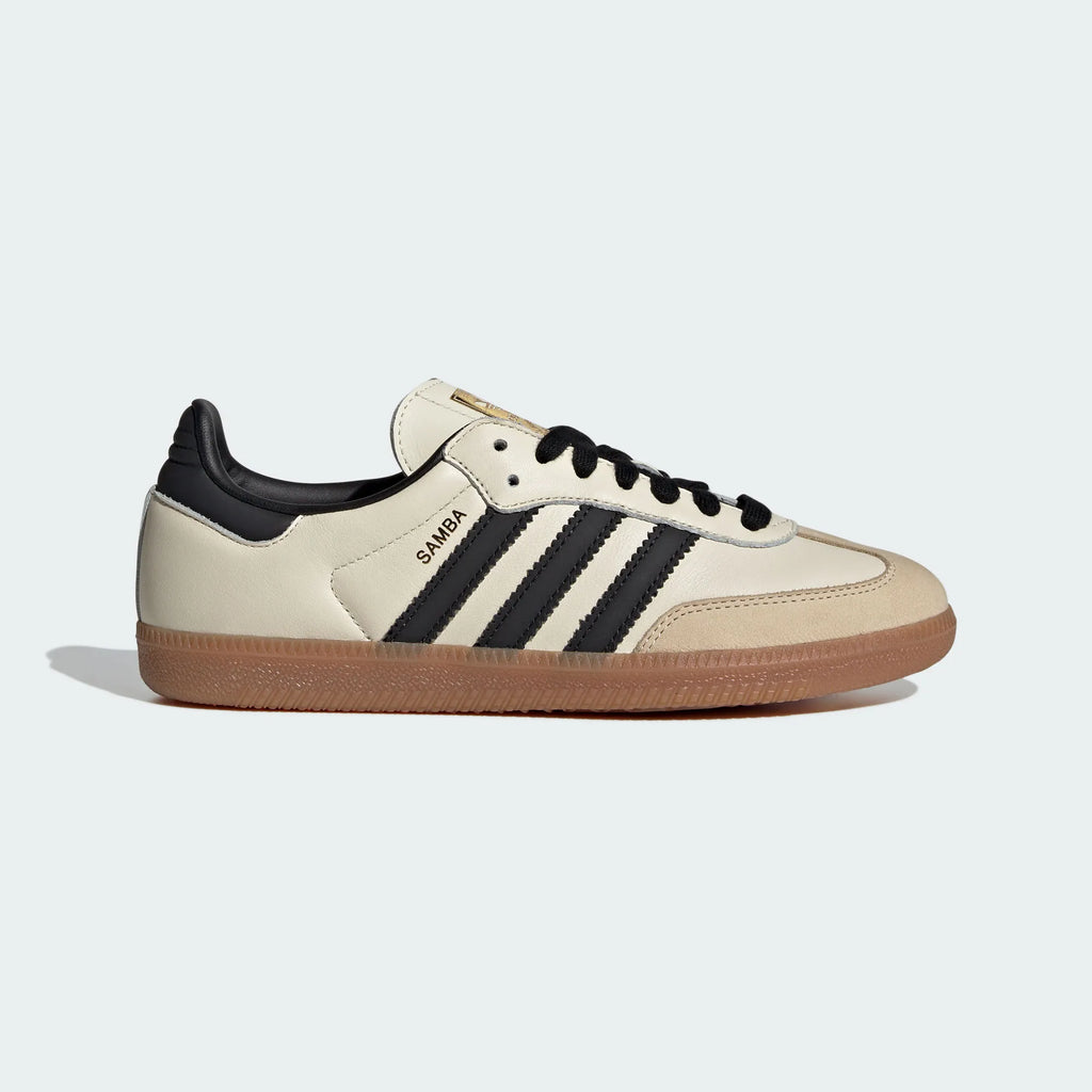 Adidas Originals – Cream / /Black Leather Casual Sneakers