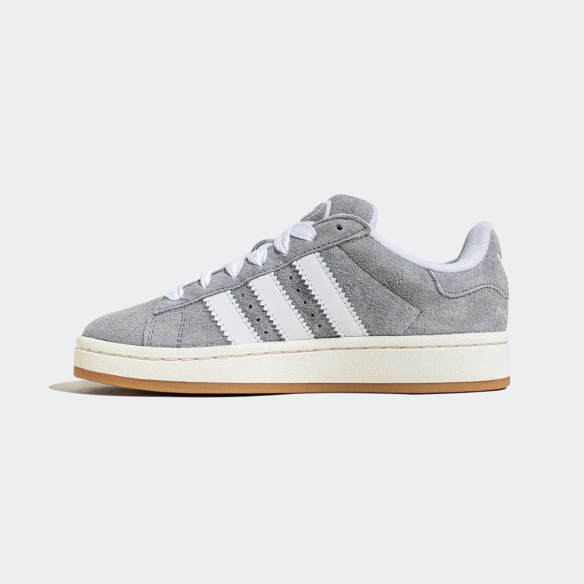 Adidas Originals – Grey / White Suede Platform Casual Sneakers