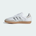 Adidas Originals – White / Silver Leather Casual Sneakers