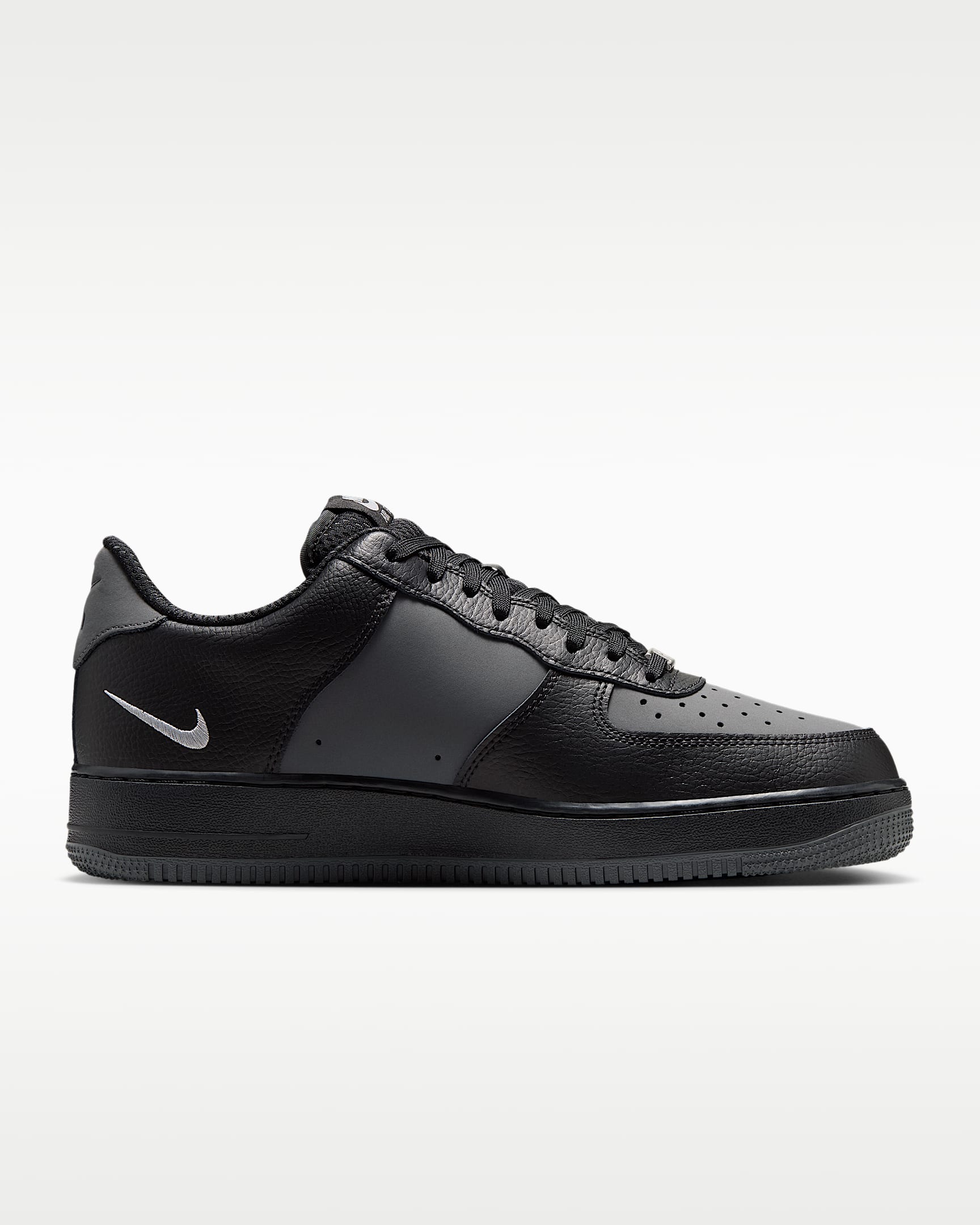 Nike Air Force 1 '07 Black Grey Color Block Sneakers