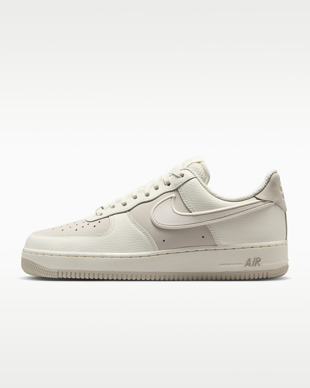 Nike Air Force 1 '07 Cream Light Beige Color Block Sneakers