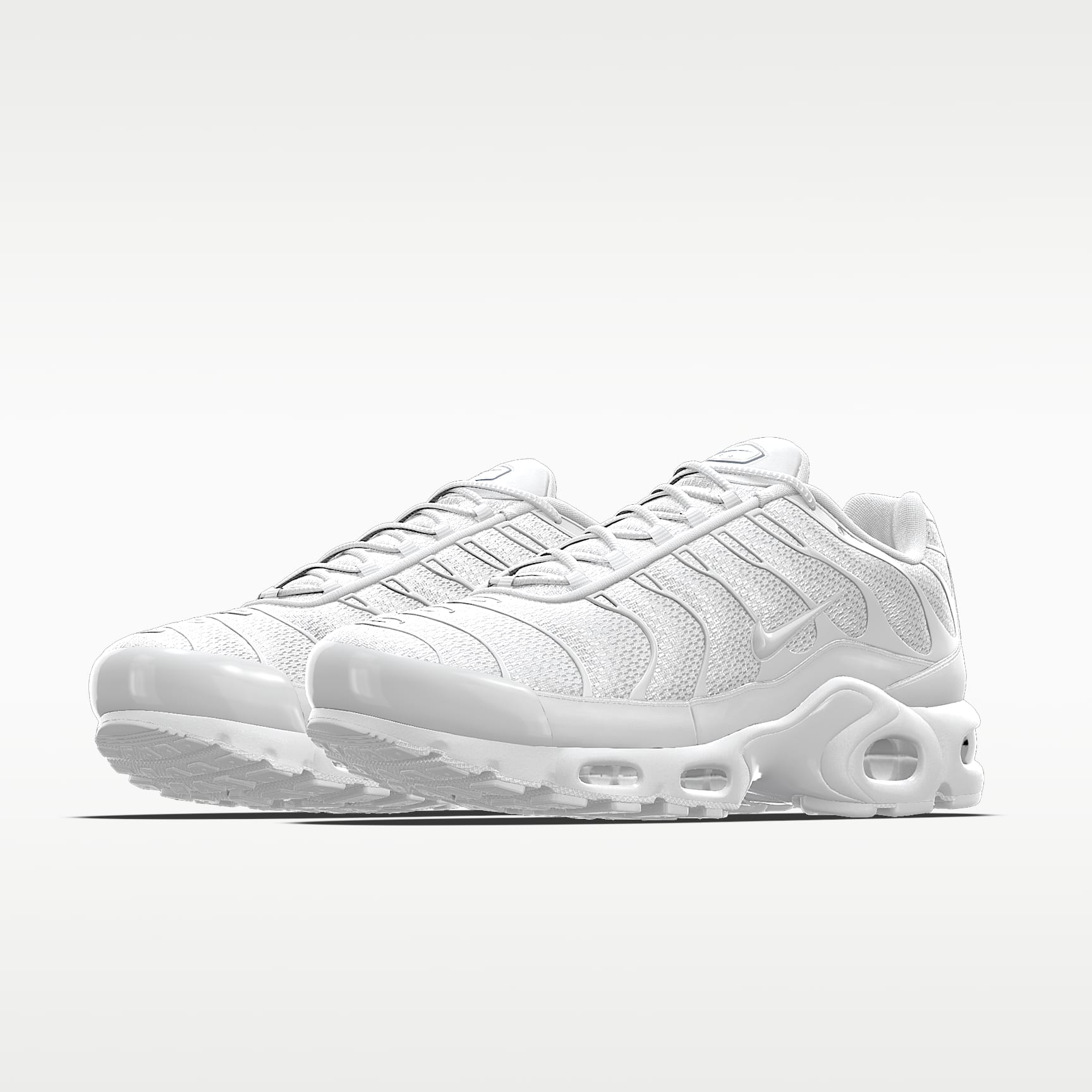 Nike Air Max Plus  —  Triple White