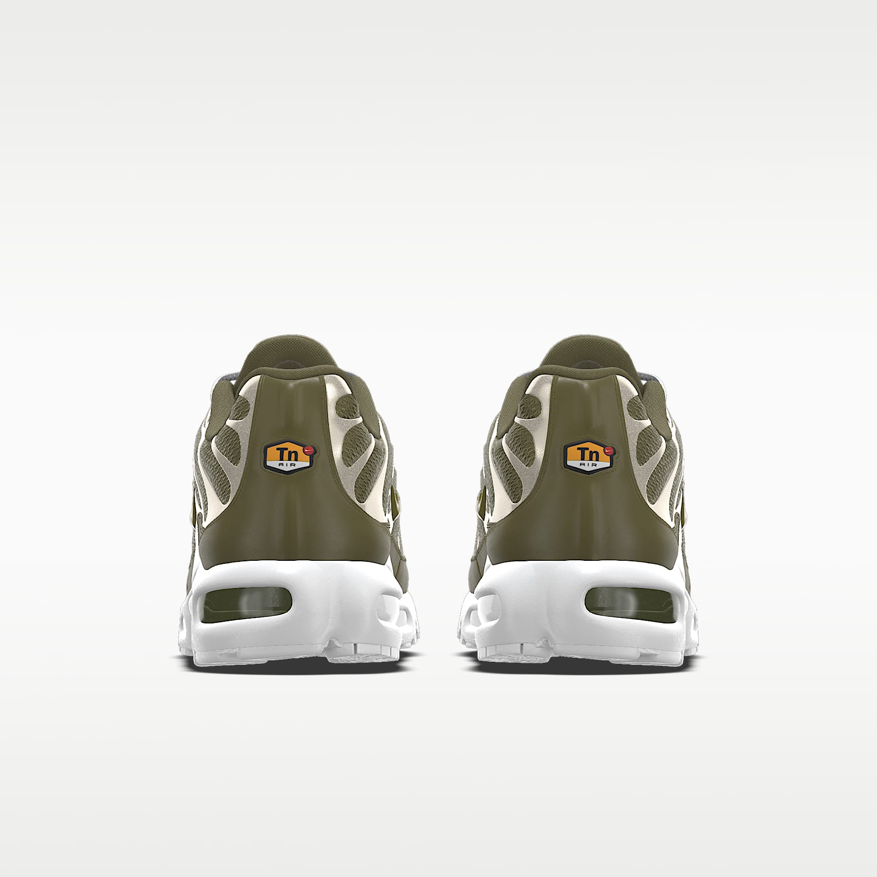 Nike Air Max Plus Olive Green / Metallic Silver / White