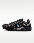 Nike Air Max Plus – Black/Metallic Silver/Cyan Blue Sneaker