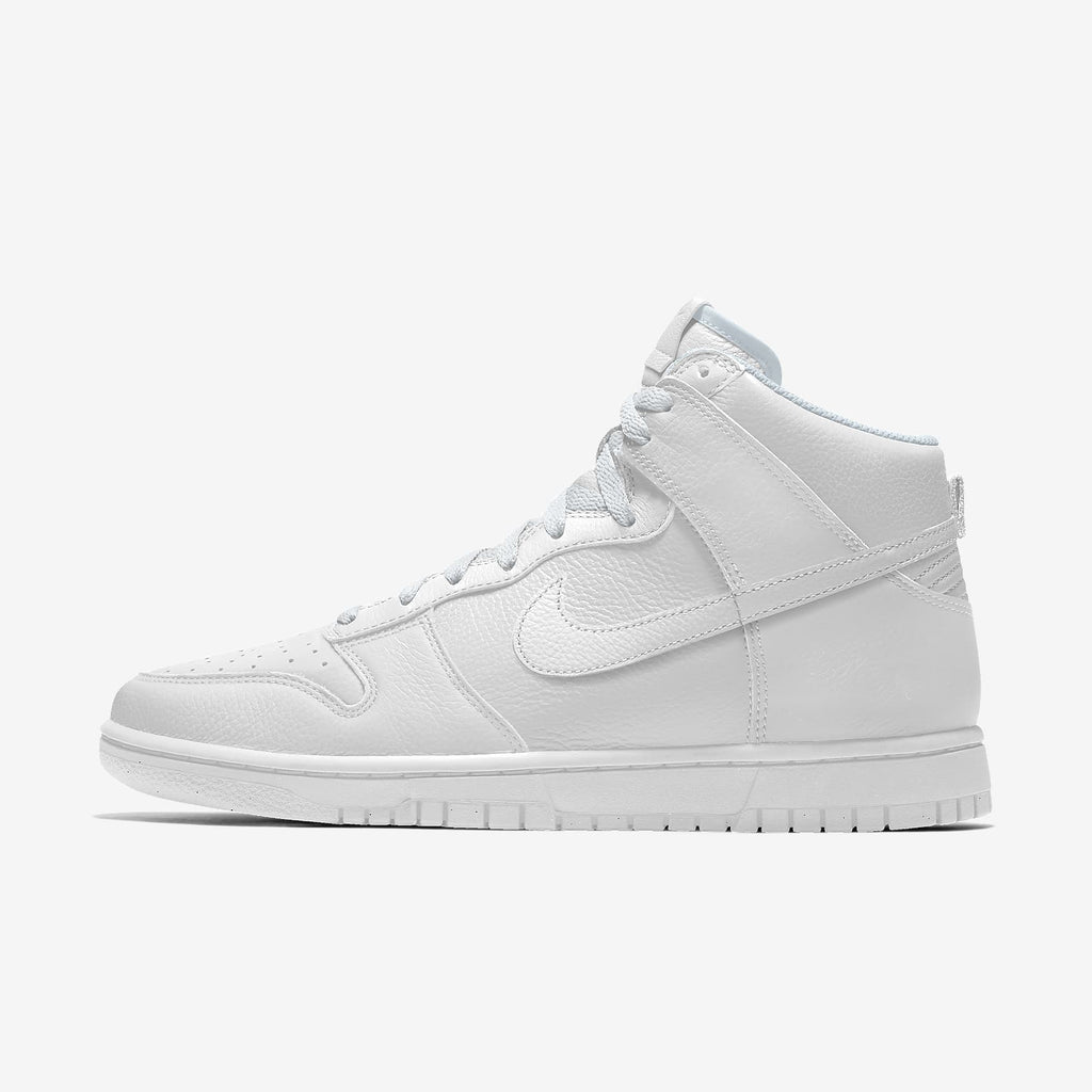 Nike Dunk High Triple White Leather Sneakers