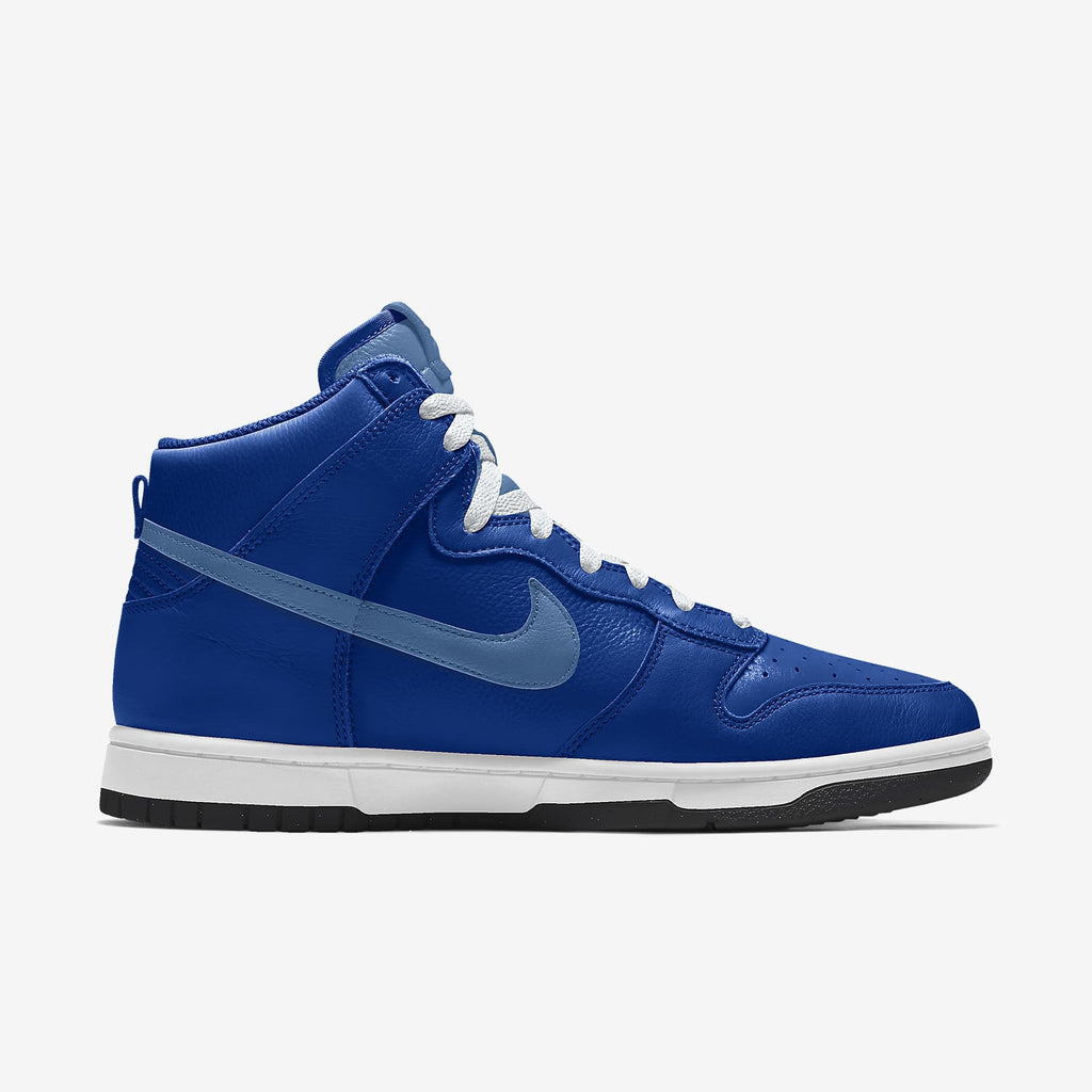 Nike Dunk High Royal Blue Light Blue Swoosh Sneakers