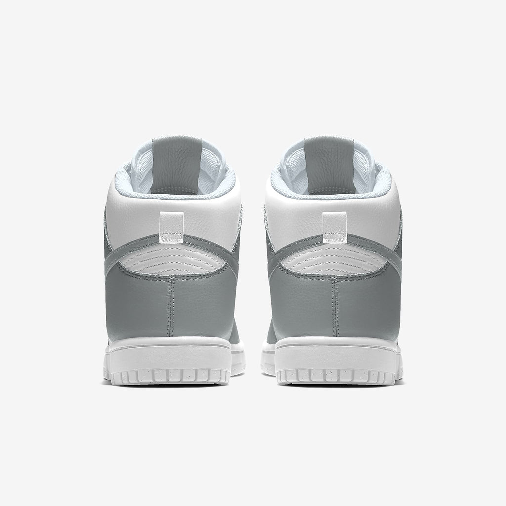 Nike Dunk High White Medium Grey Color-Block Sneakers