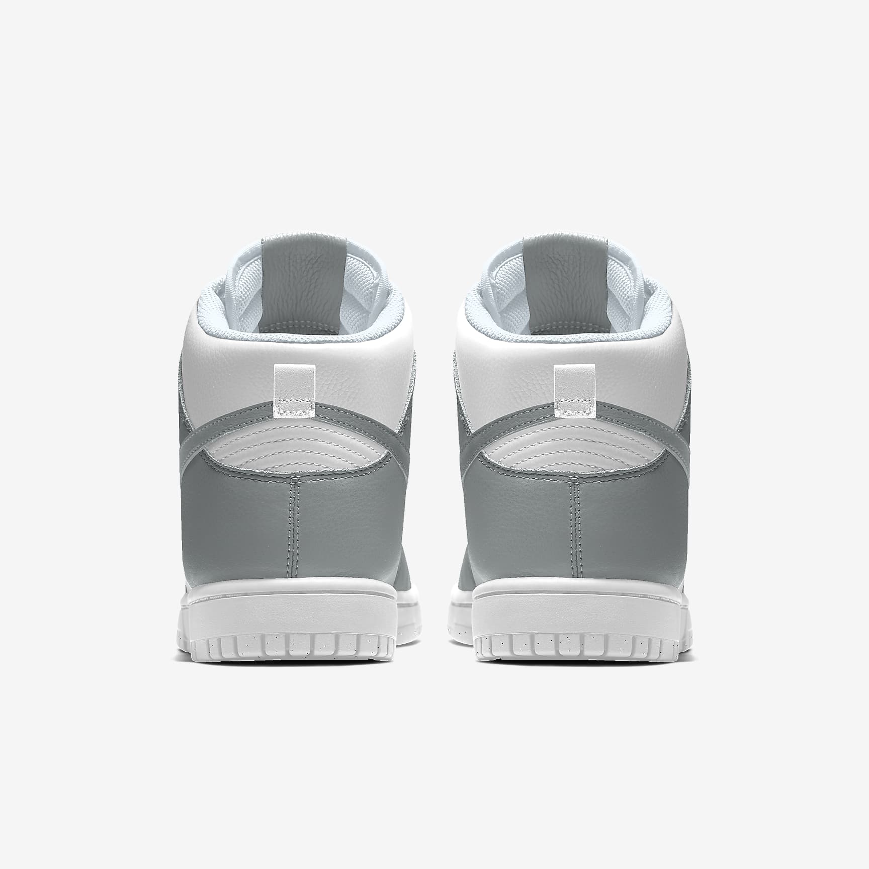 Nike Dunk High White Medium Grey Color-Block Sneakers