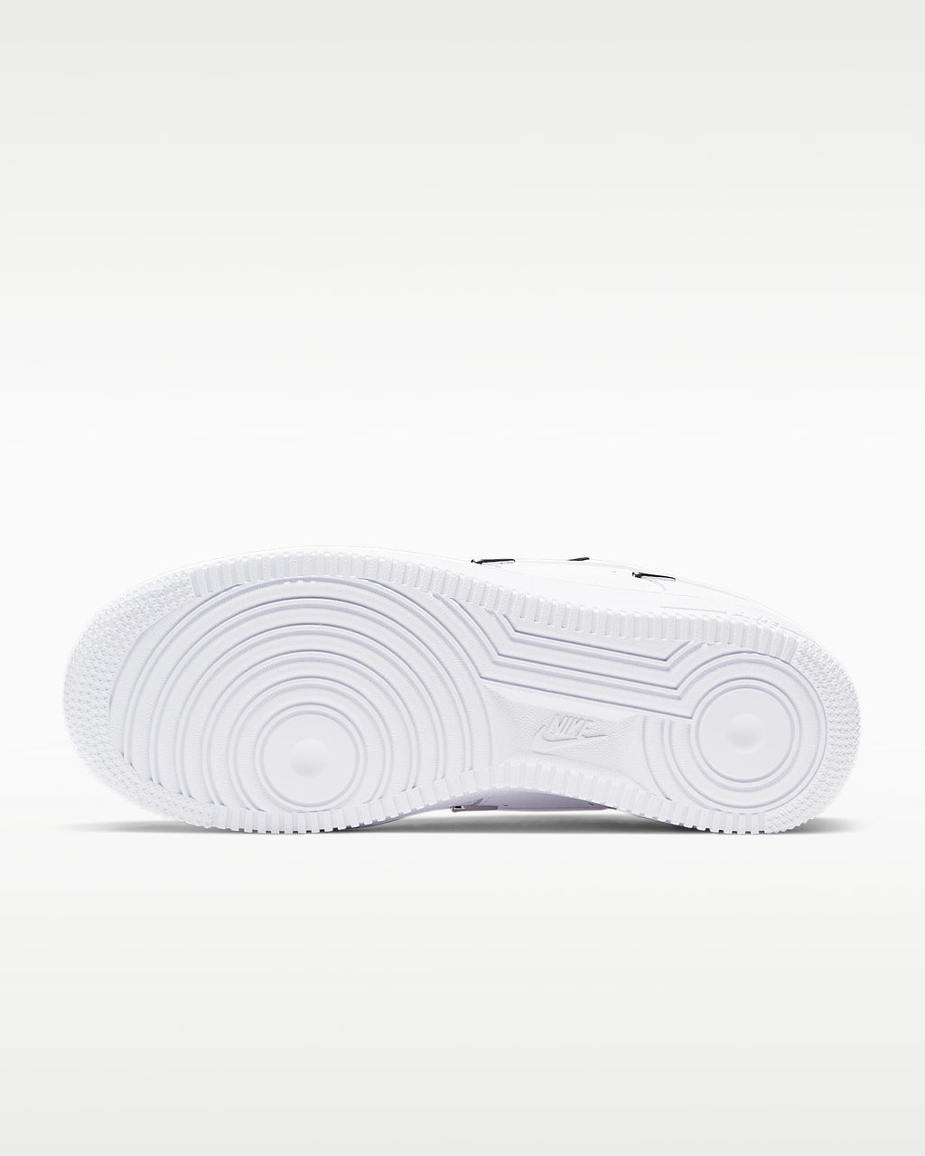 Nike Air Force 1 '07 White Multi-Metal Mini Swoosh Sneakers