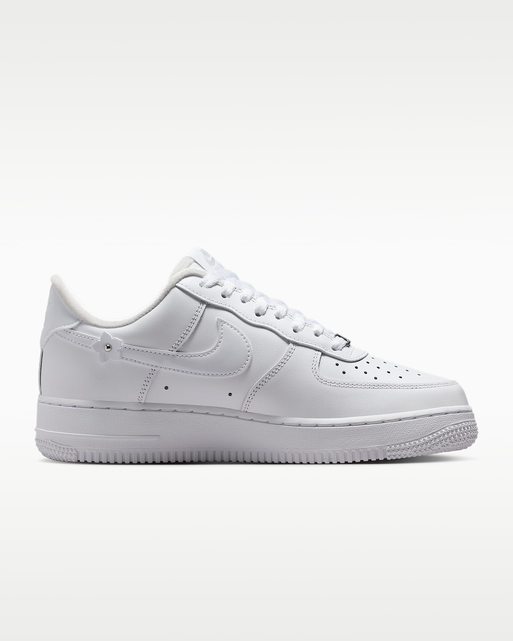 Nike Air Force 1 '07 White 3D Floral Ornament Sneakers