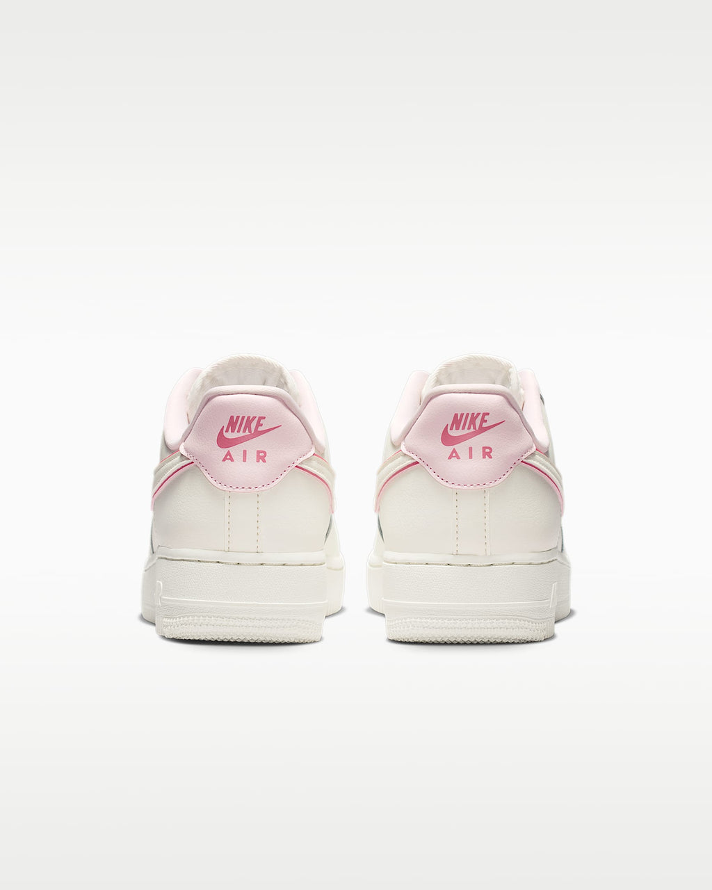 Nike Air Force 1 '07 Cream Pink Outline Sneakers