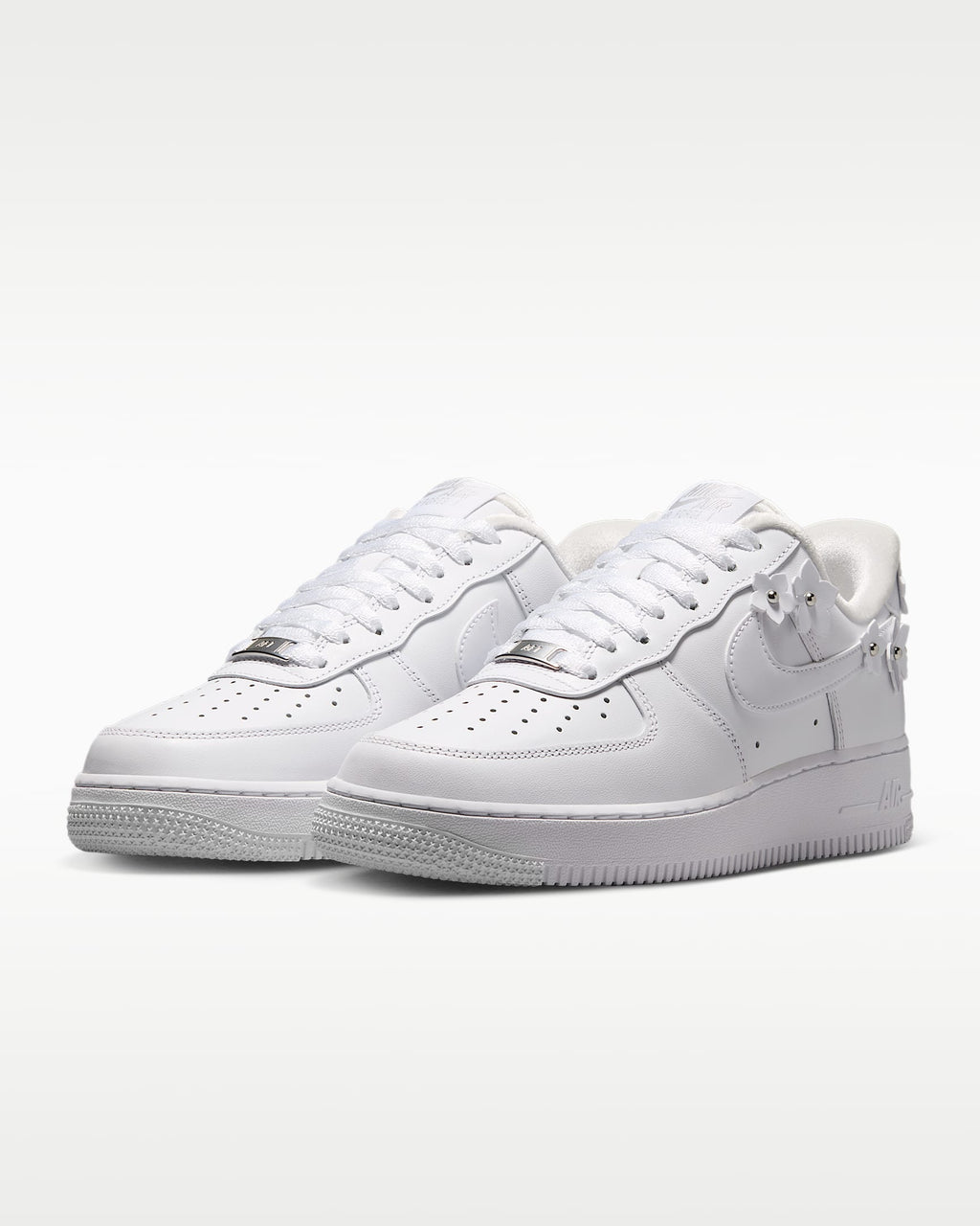 Nike Air Force 1 '07 White 3D Floral Ornament Sneakers