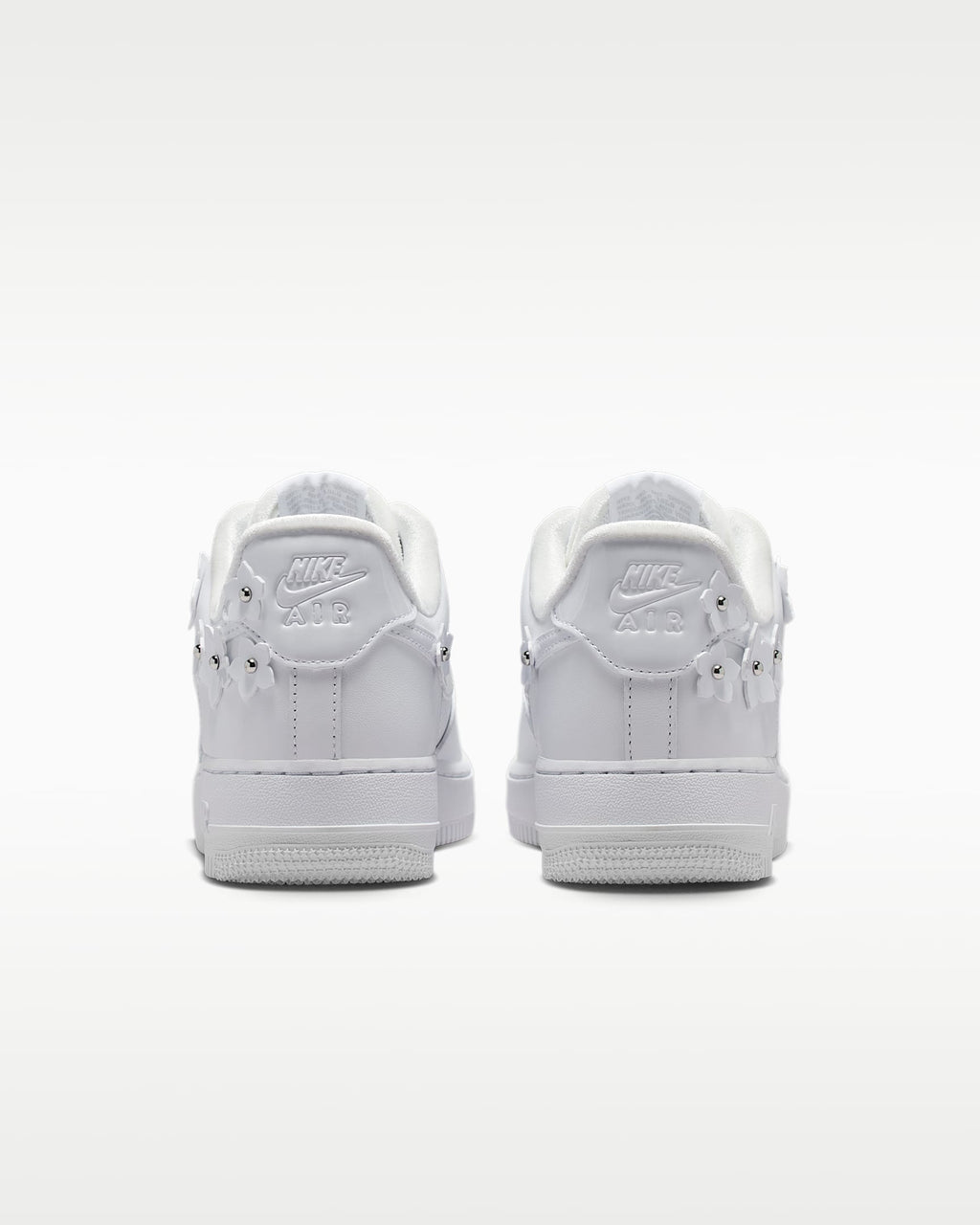Nike Air Force 1 '07 White 3D Floral Ornament Sneakers