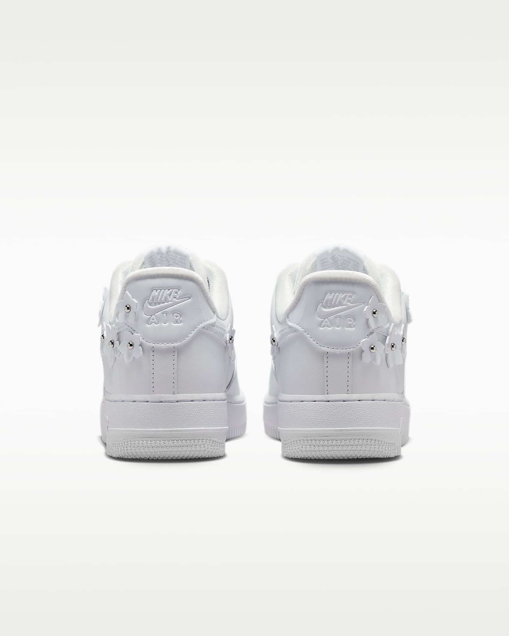 Nike Air Force 1 '07 White 3D Floral Ornament Sneakers