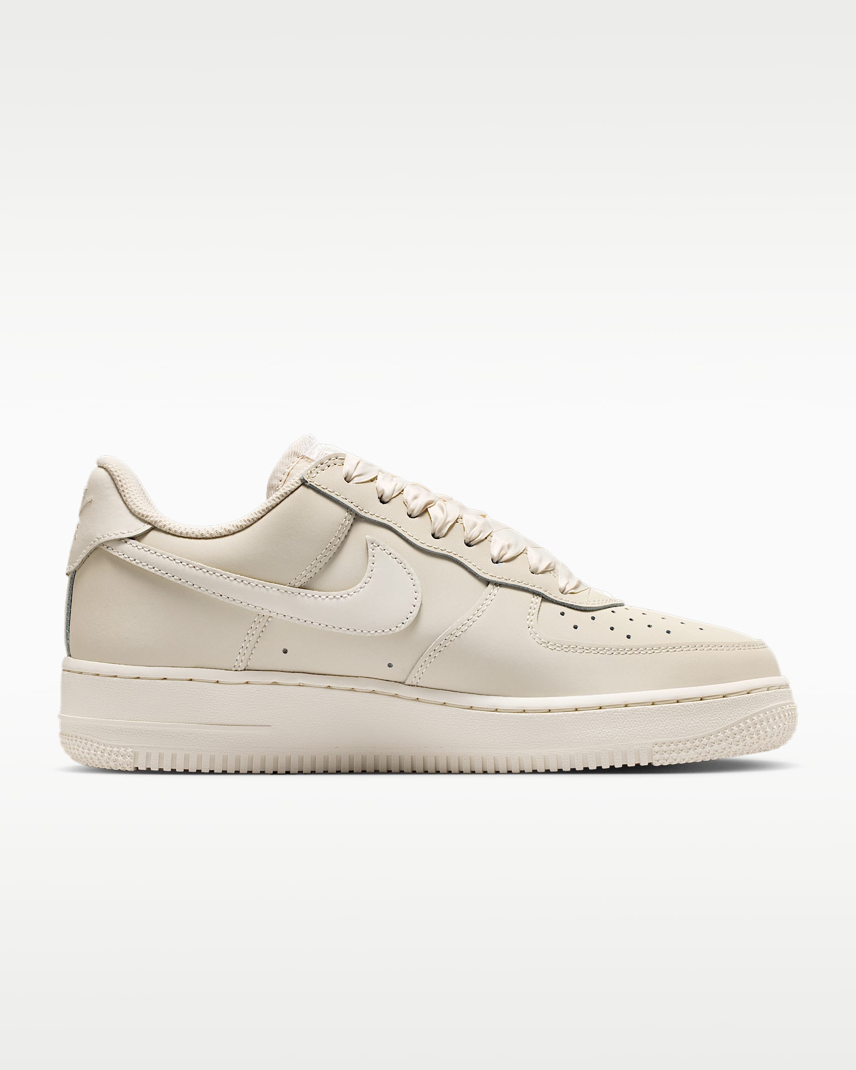 Nike Air Force 1 '07 Light Bone Satin Laces Sneakers