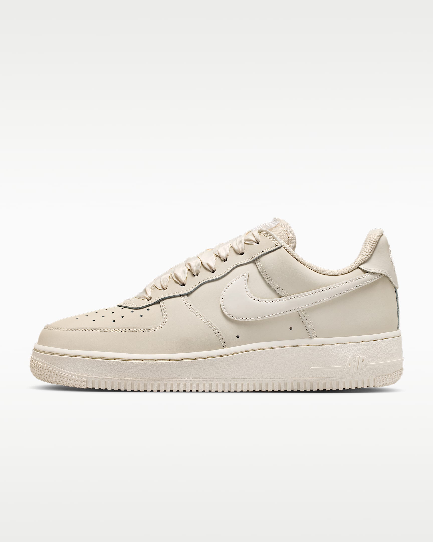 Nike Air Force 1 '07 Light Bone Satin Laces Sneakers