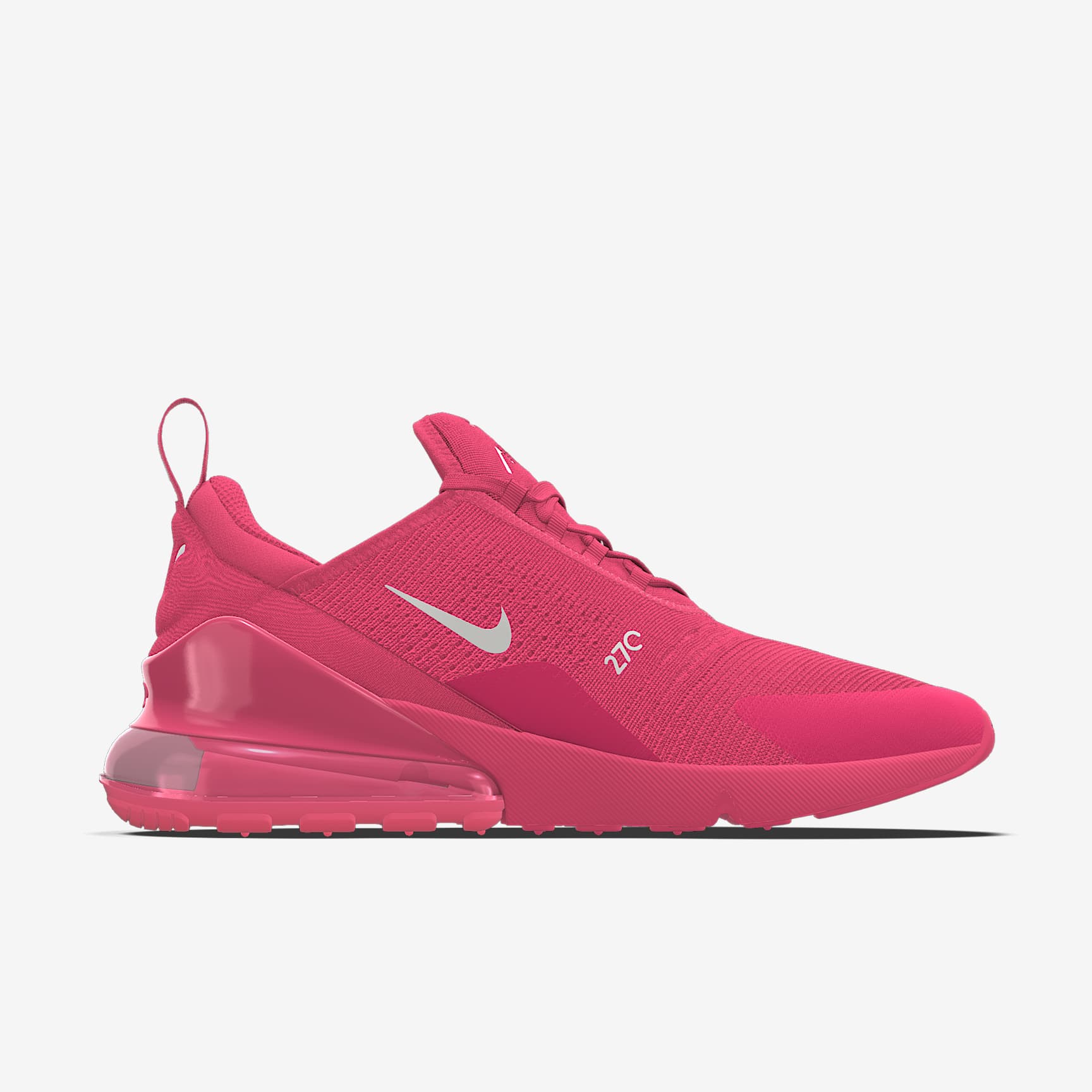 Nike Air Max 270 By You – Hot Pink/White Custom Sneaker