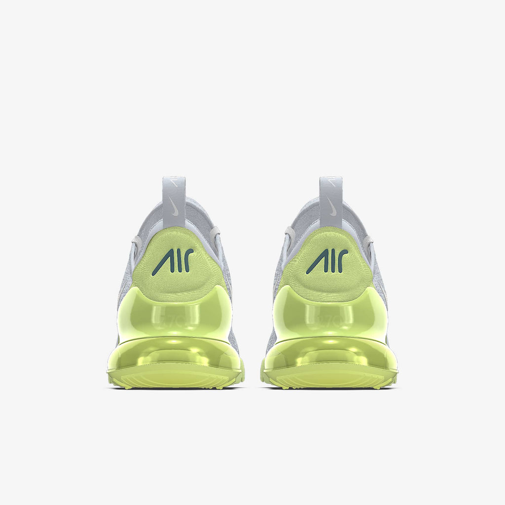 Nike Air Max 270 By You – Light Grey/Lime Green Custom Sneaker