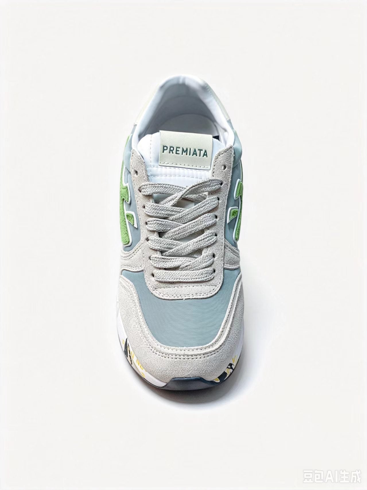 Premiata Retro Low-Top Sneakers | Light Green | Suede & Cowhide | EU 38–45