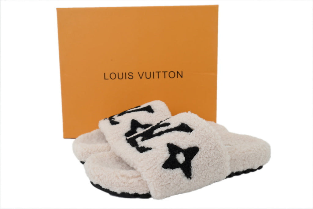 Louis Vuitton Teddy Slide Sandals【White】