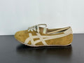 VERSACE × Onitsuka Tiger "Tai-Chi Sakura" Low-Top Sneakers | Khaki | Leather & Suede | EU 36–41.5