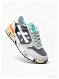 Premiata Retro Low-Top Sneakers | Grey & Black | Suede & Cowhide | EU 38–45