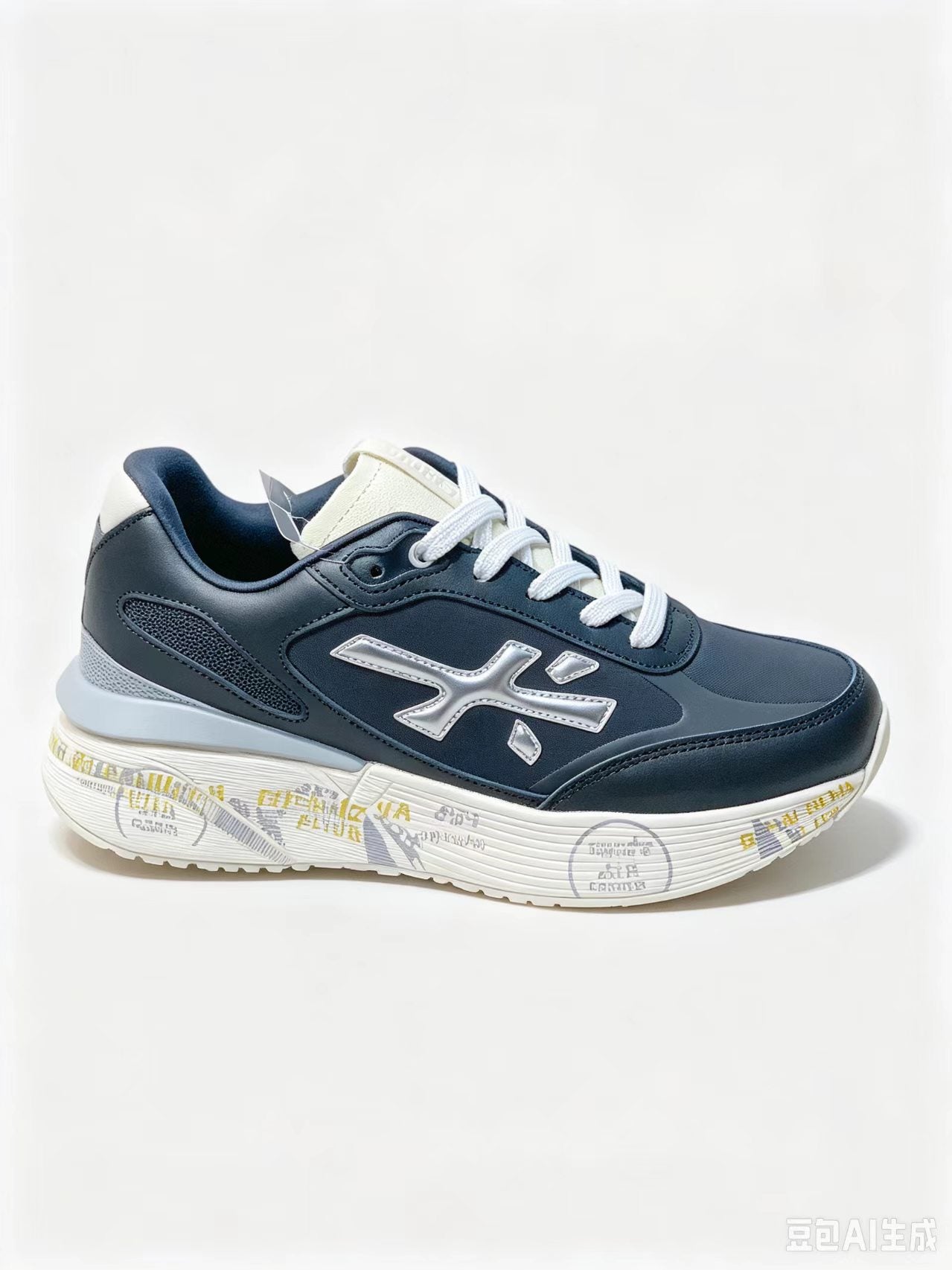 Premiata Moerun 6822 Low-Top Sneakers | Blue | Union Jack Detail | EU 37–45