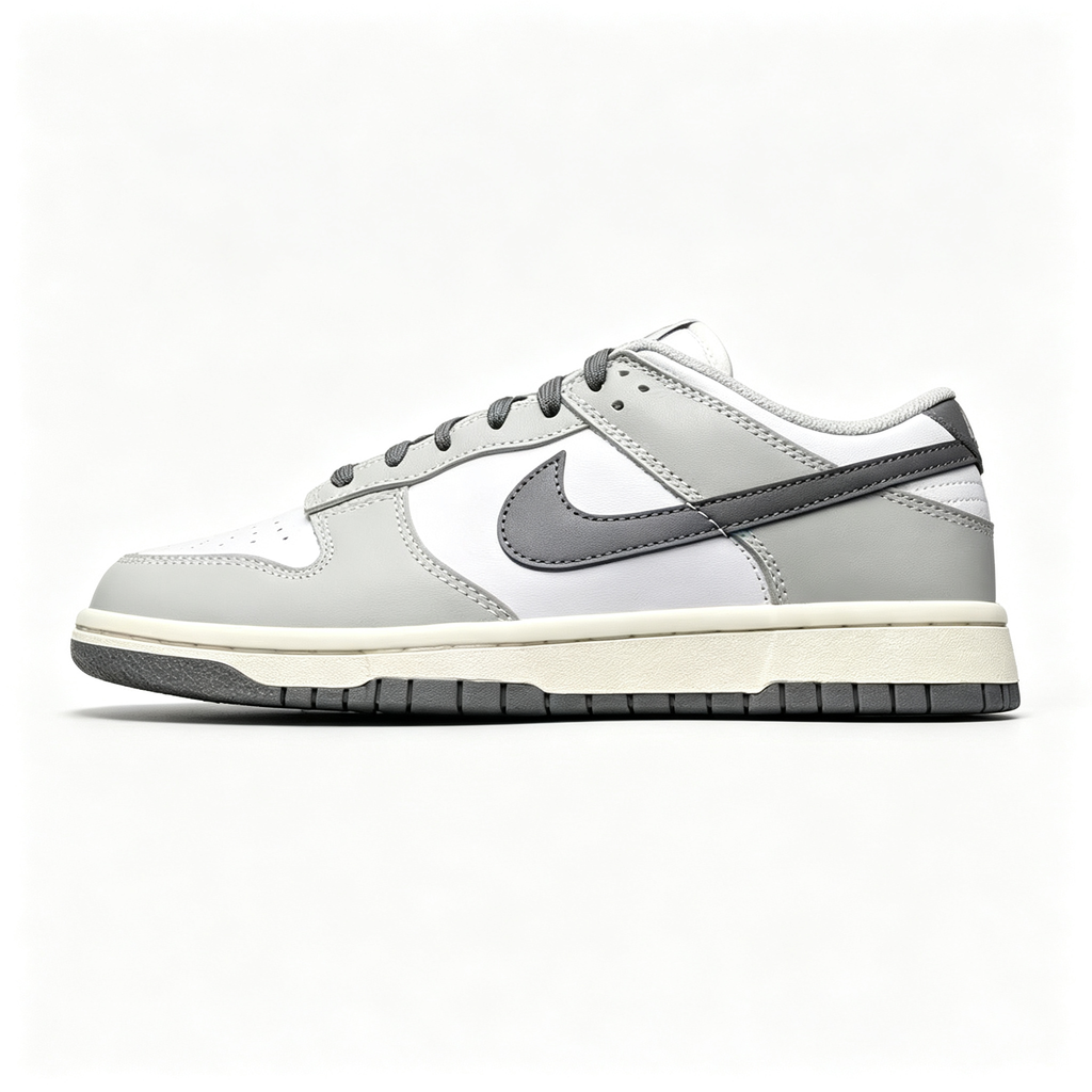 Nike Dunk Low – White / Light Grey / Dark Grey / Sail