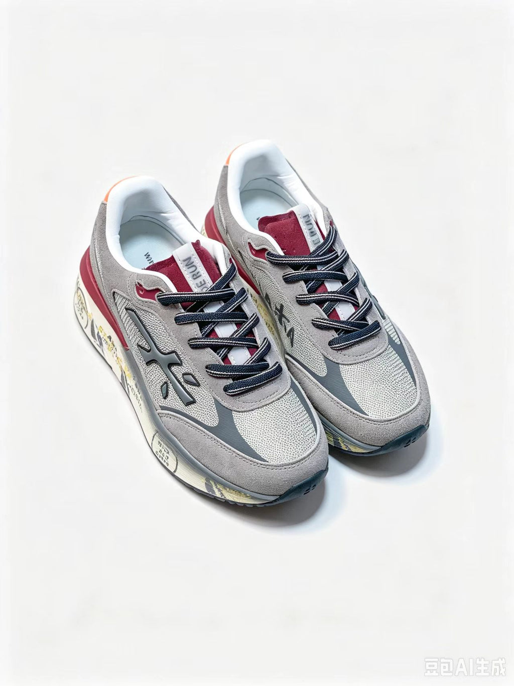 Premiata Moerun 6822 Low-Top Sneakers | Union Jack Detail | EU 37–45
