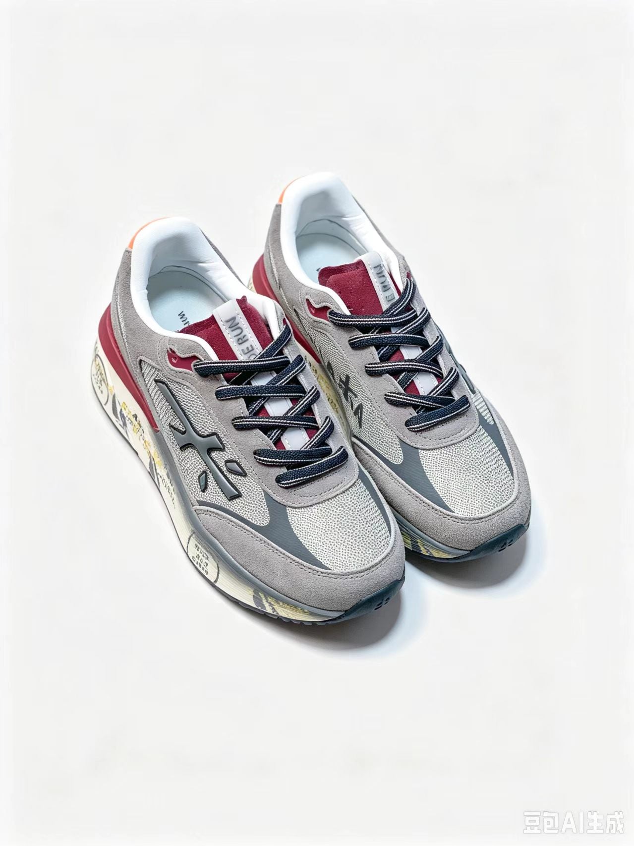 Premiata Moerun 6822 Low-Top Sneakers | Union Jack Detail | EU 37–45