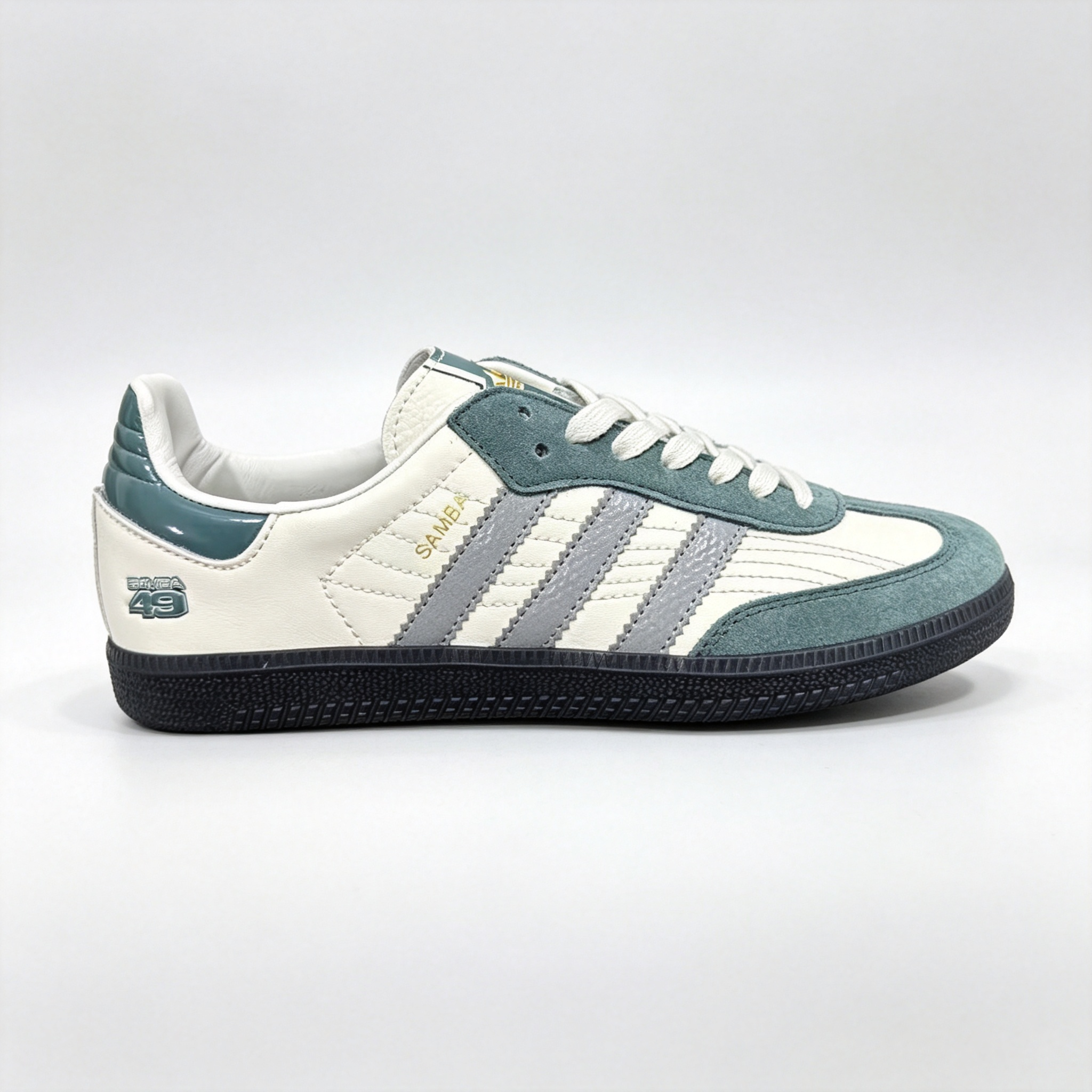 Adidas Originals Samba OG 'Off-White / Green / Grey'
