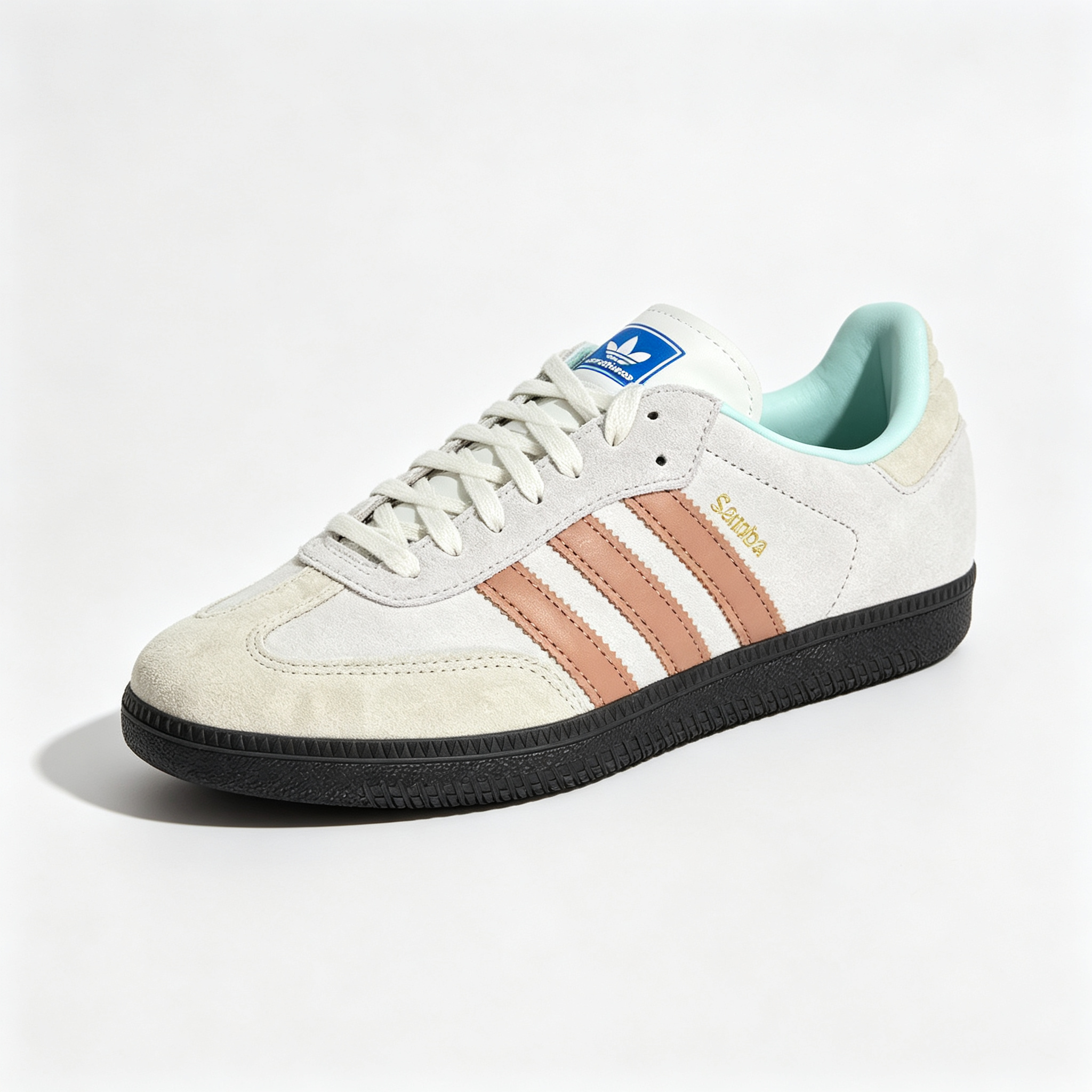 adidas Originals Samba OG Women's Sneakers – Off-White / Clay / Mint / Black