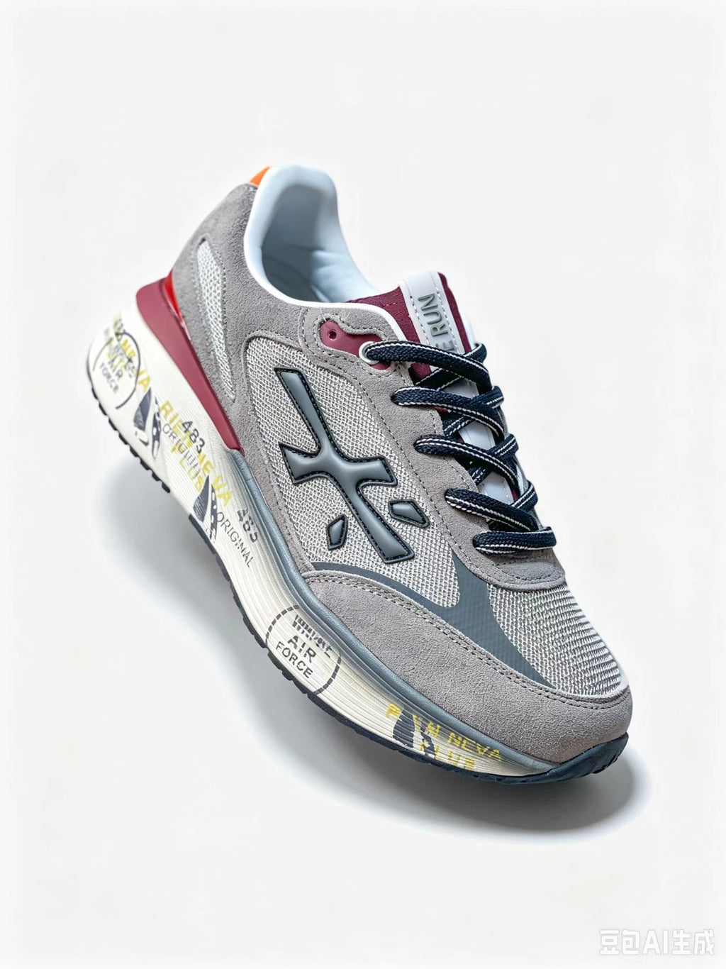 Premiata Moerun 6822 Low-Top Sneakers | Union Jack Detail | EU 37–45