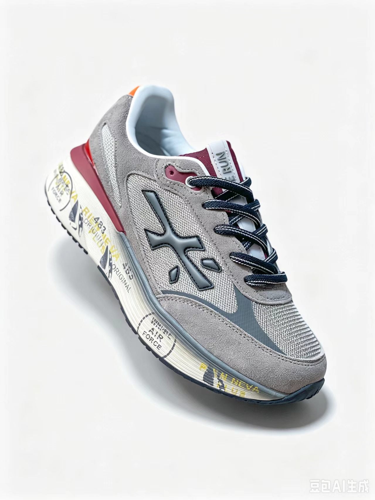 Premiata Moerun 6822 Low-Top Sneakers | Union Jack Detail | EU 37–45